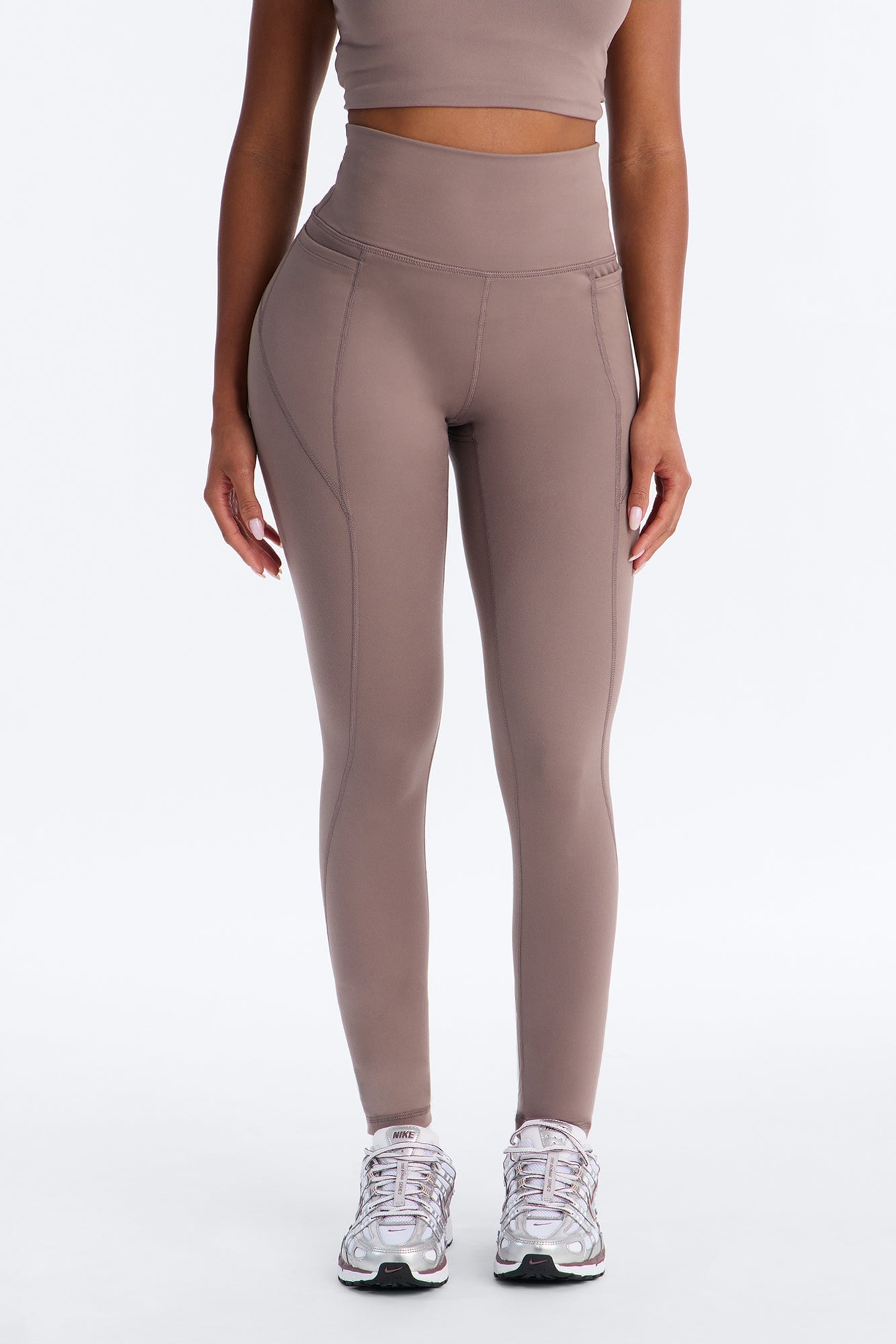 Myla Lounge Tricot Leggings - Stone image 2
