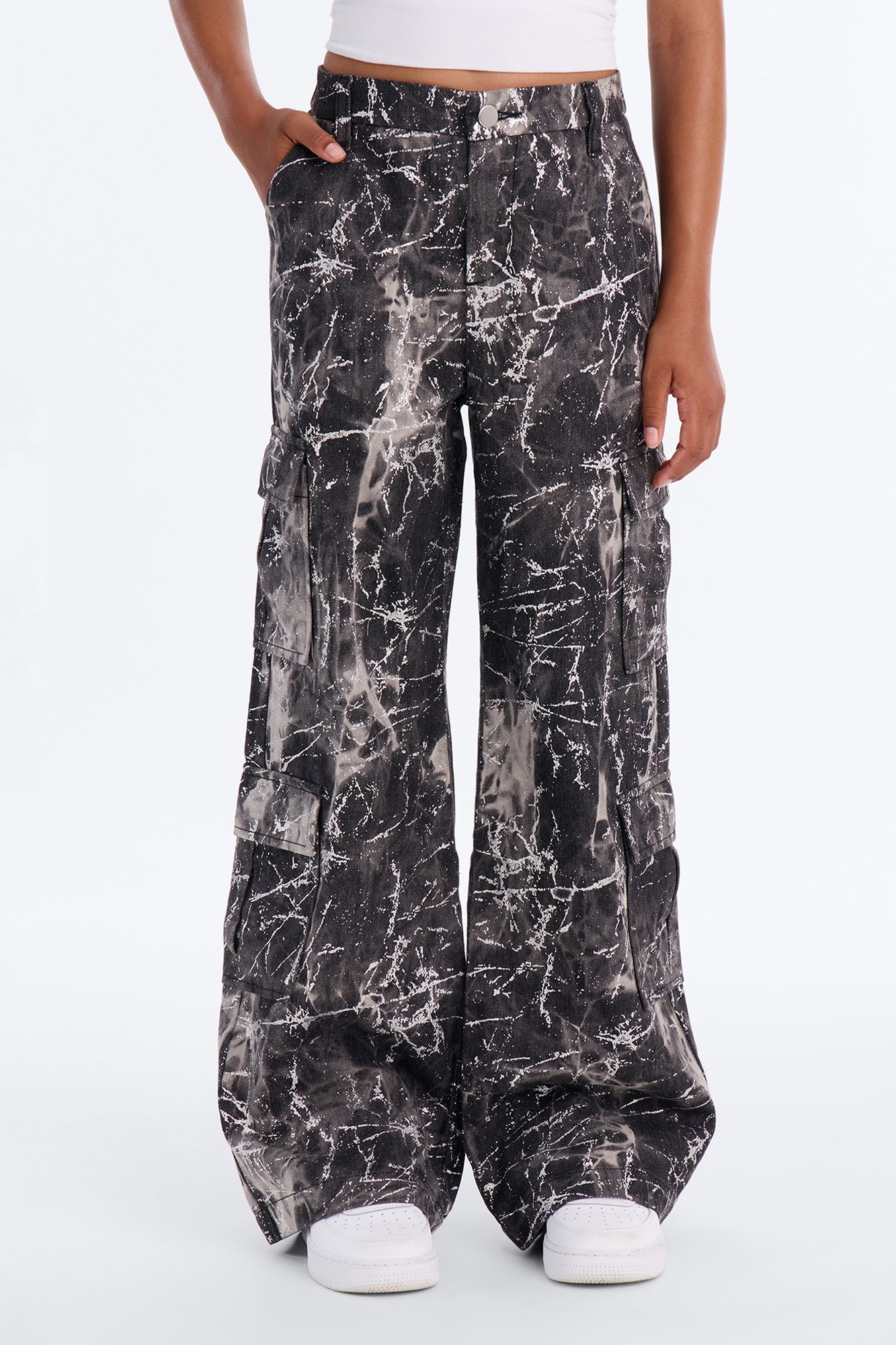 Mini Eye Of The Storm Cargo Pant - Black image 2