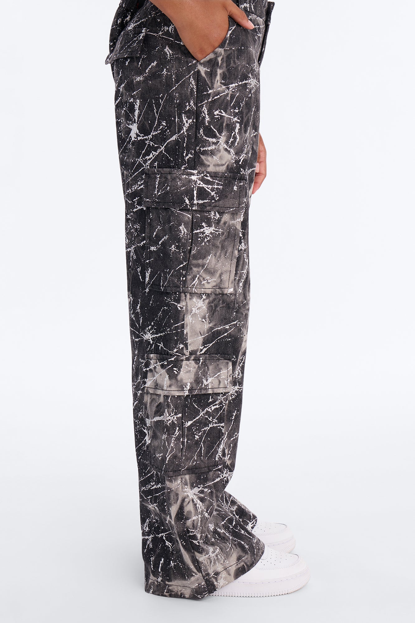 Mini Eye Of The Storm Cargo Pant - Black image 3
