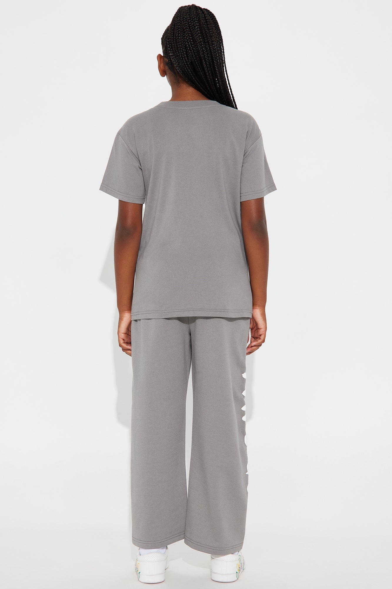 Mini Mickey Mouse Puff Print T-Shirt and Sweatpant Set - Grey image 4