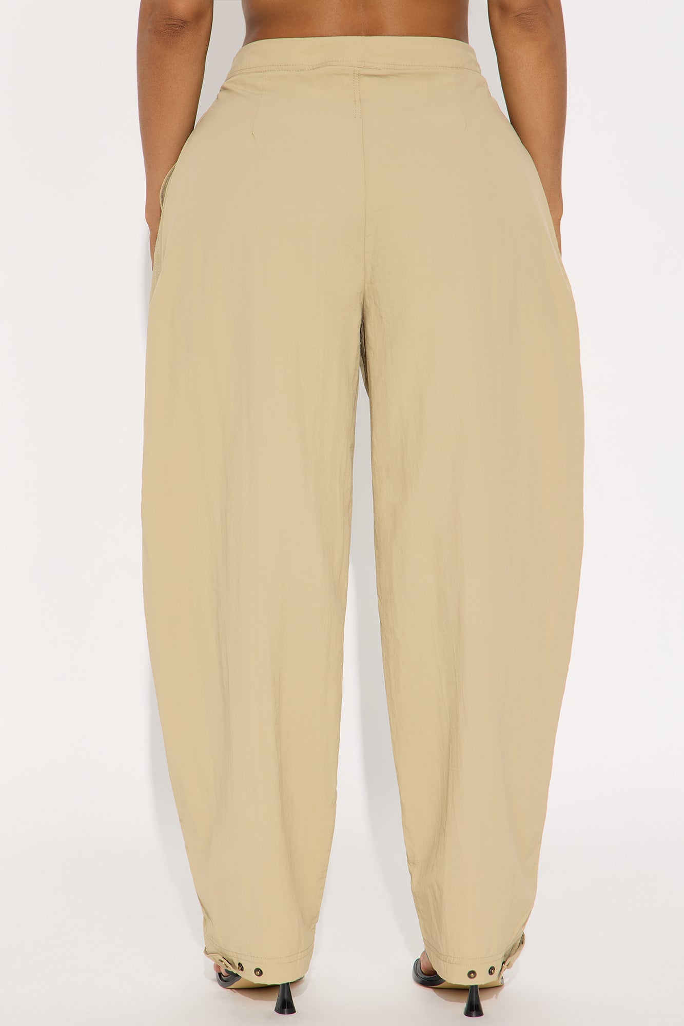Nylon Windbreaker Pant - Taupe image 8