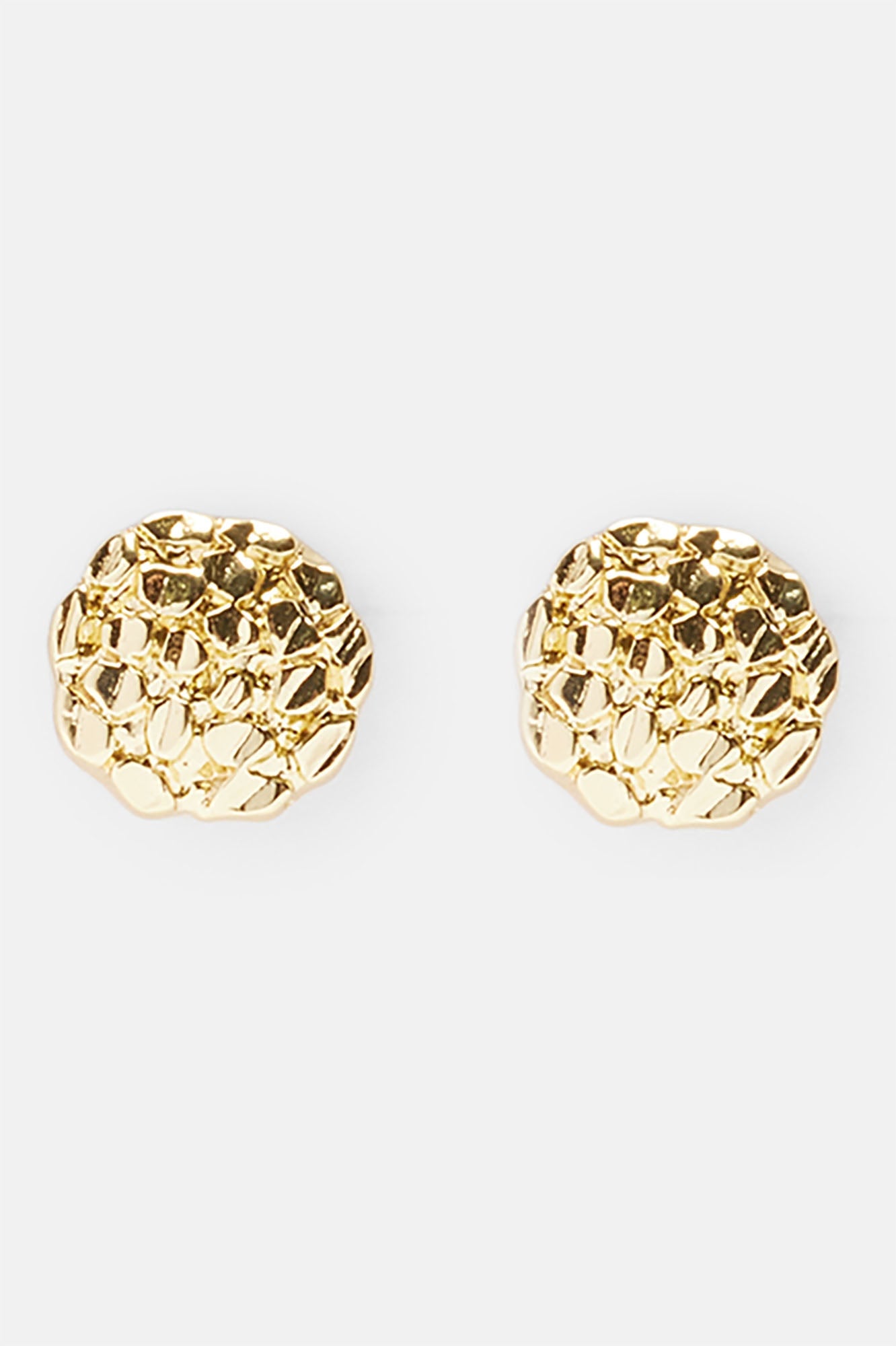 Nugget Stud Earring Set - Gold image 3