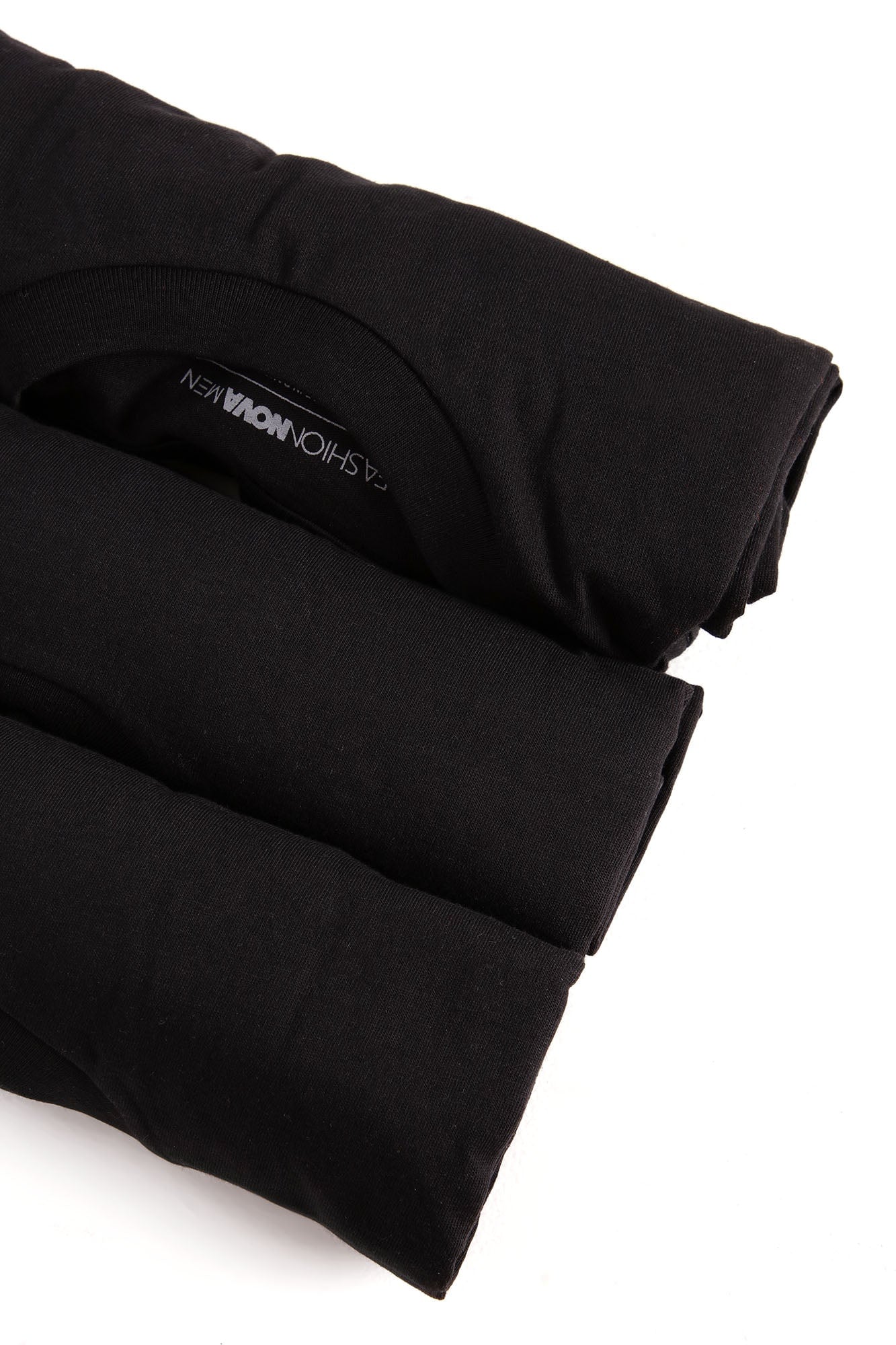 FN Essential Crew Tees 3 Pack - Black image 4