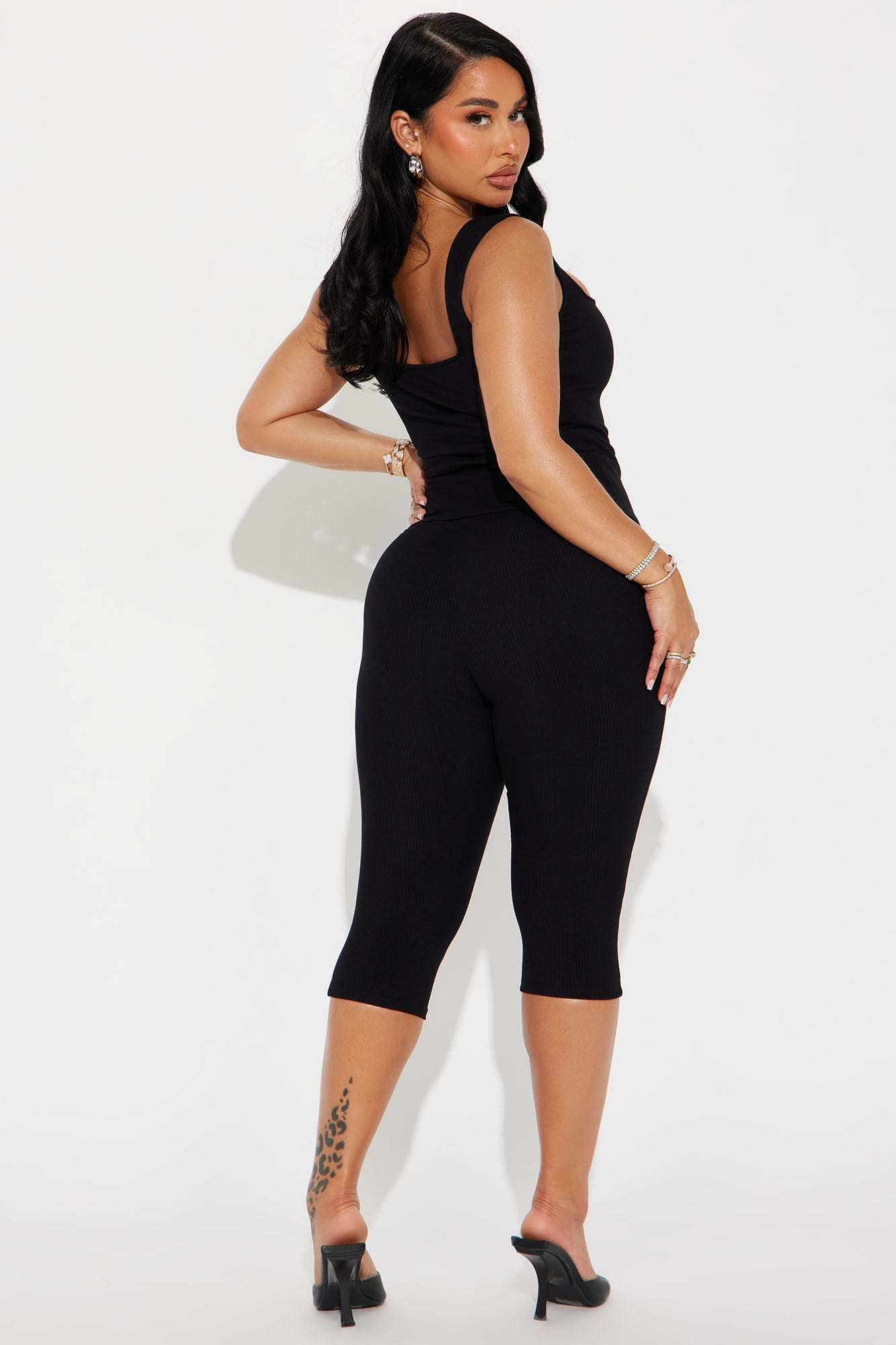 Carina Snatched Pant Set - Black image 6