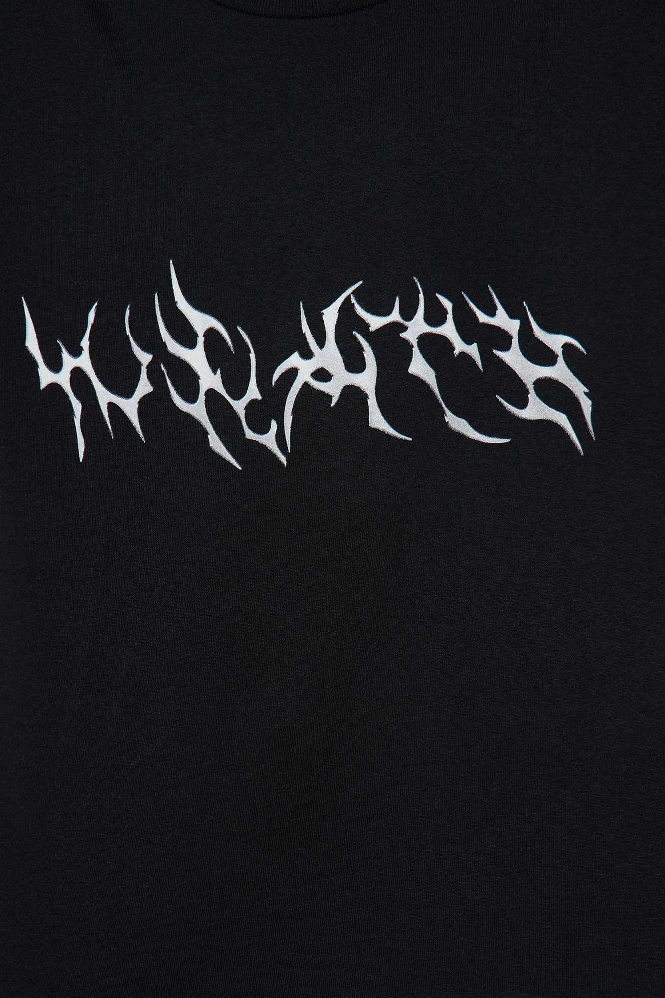 Mini Winged Wraith Short Sleeve Front/Back Tee - Black image 3