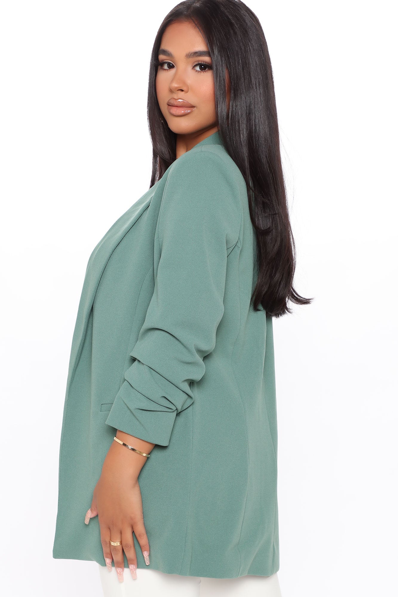 The Celine Blazer - Sage image 6