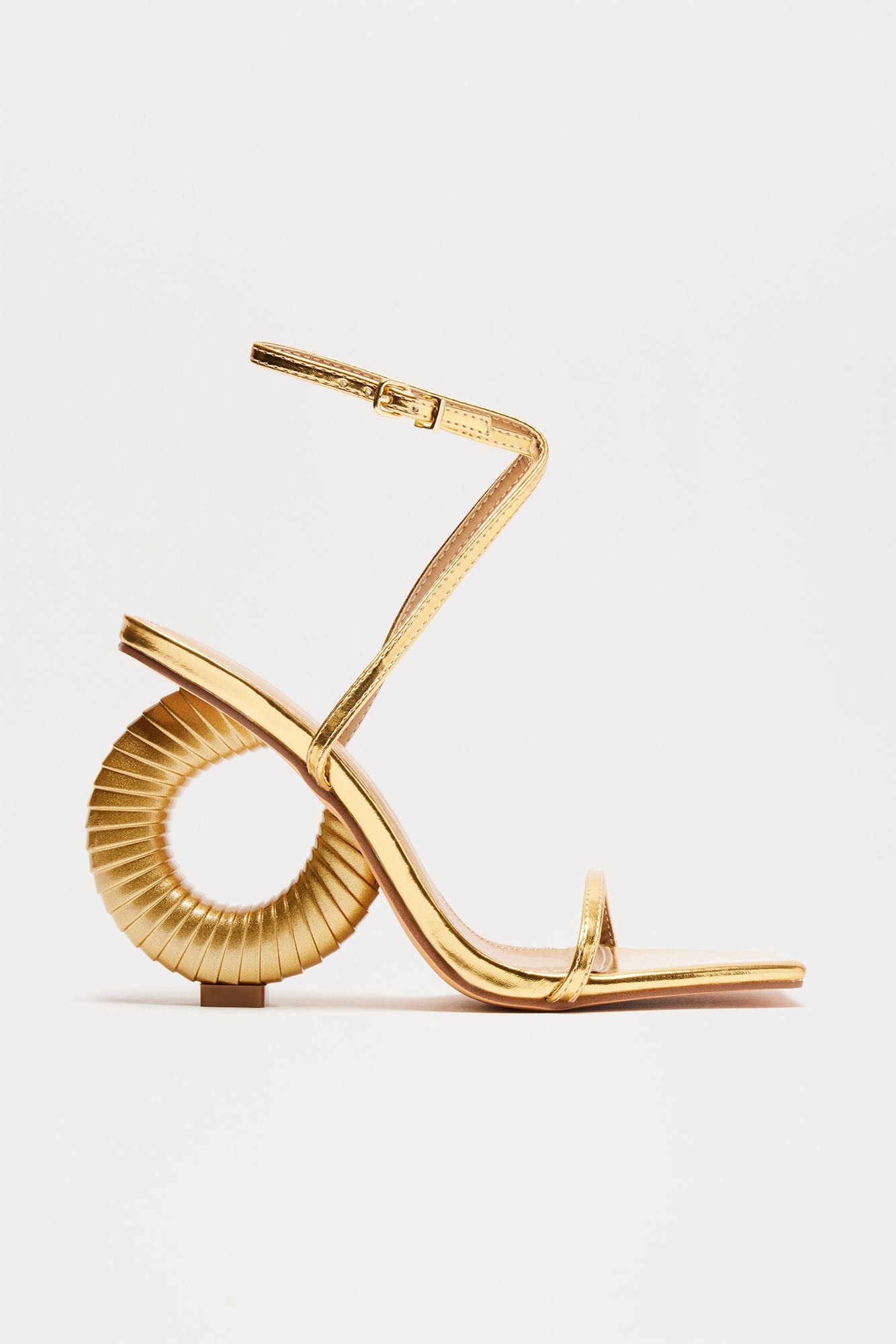 All About It Heeled Sandals - Gold image 1