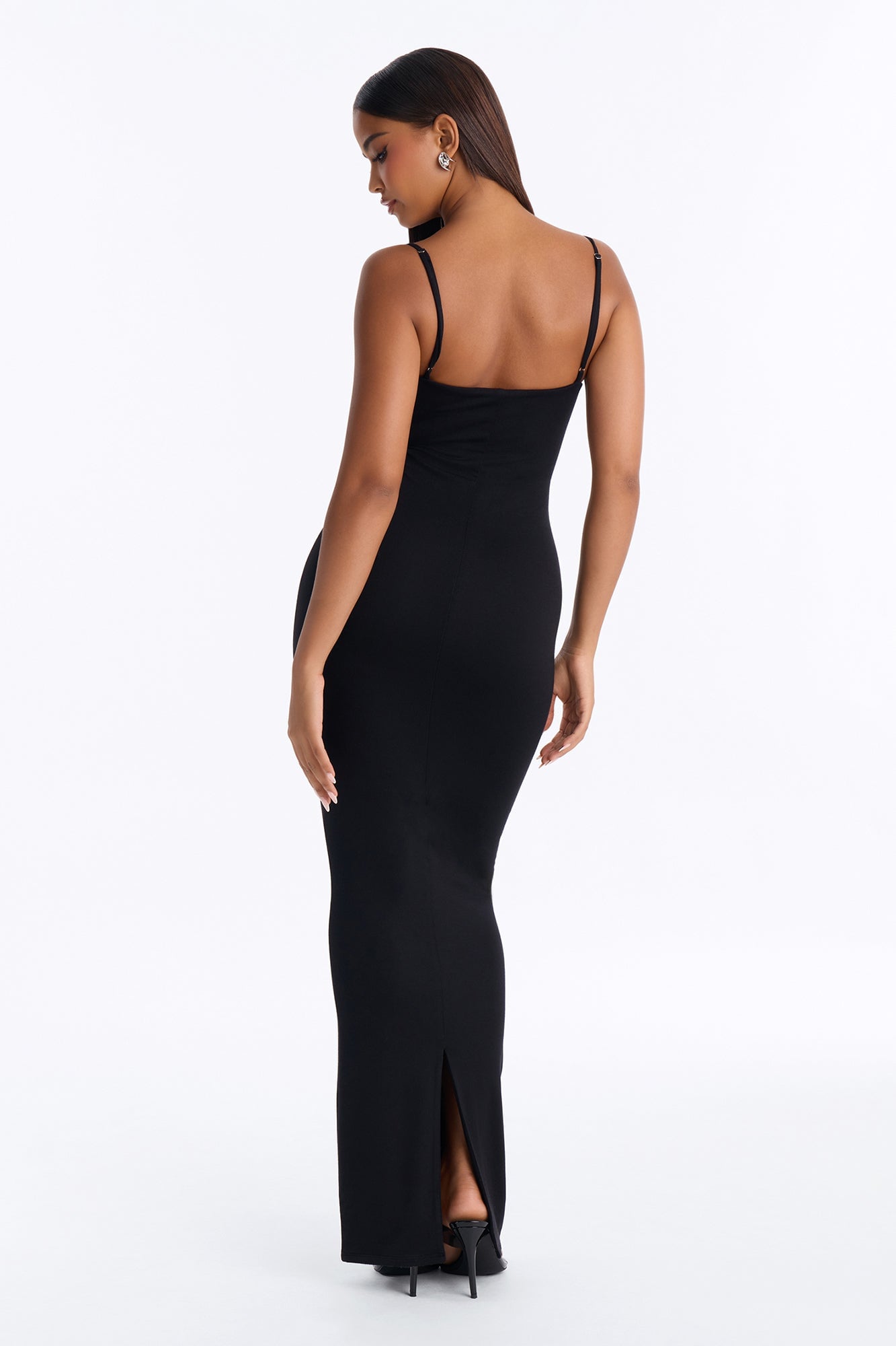 Hannah Premium Modal Maxi Dress - Black image 4