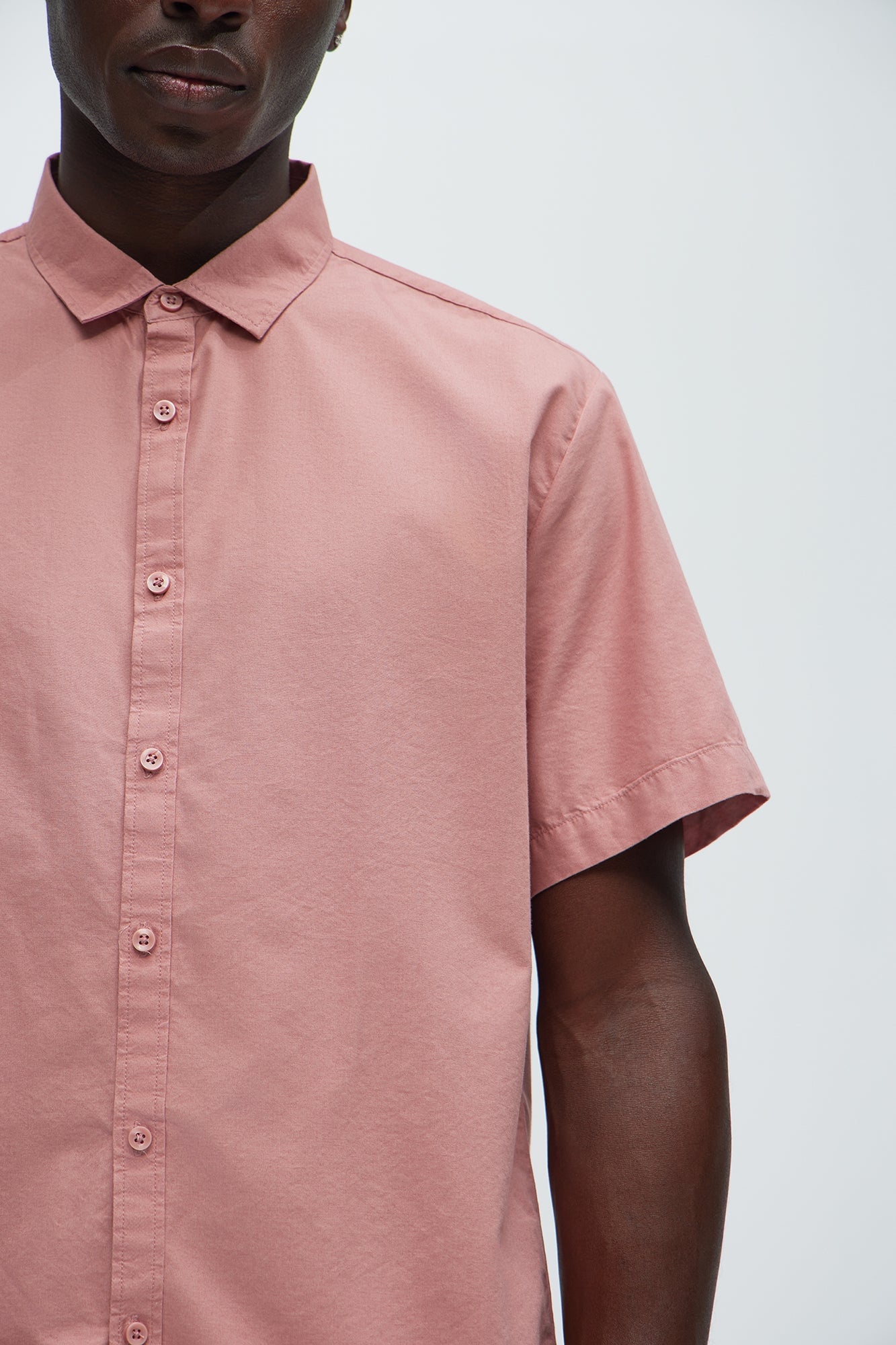 Ryland Short Sleeve Button Up Shirt - Mauve image 8