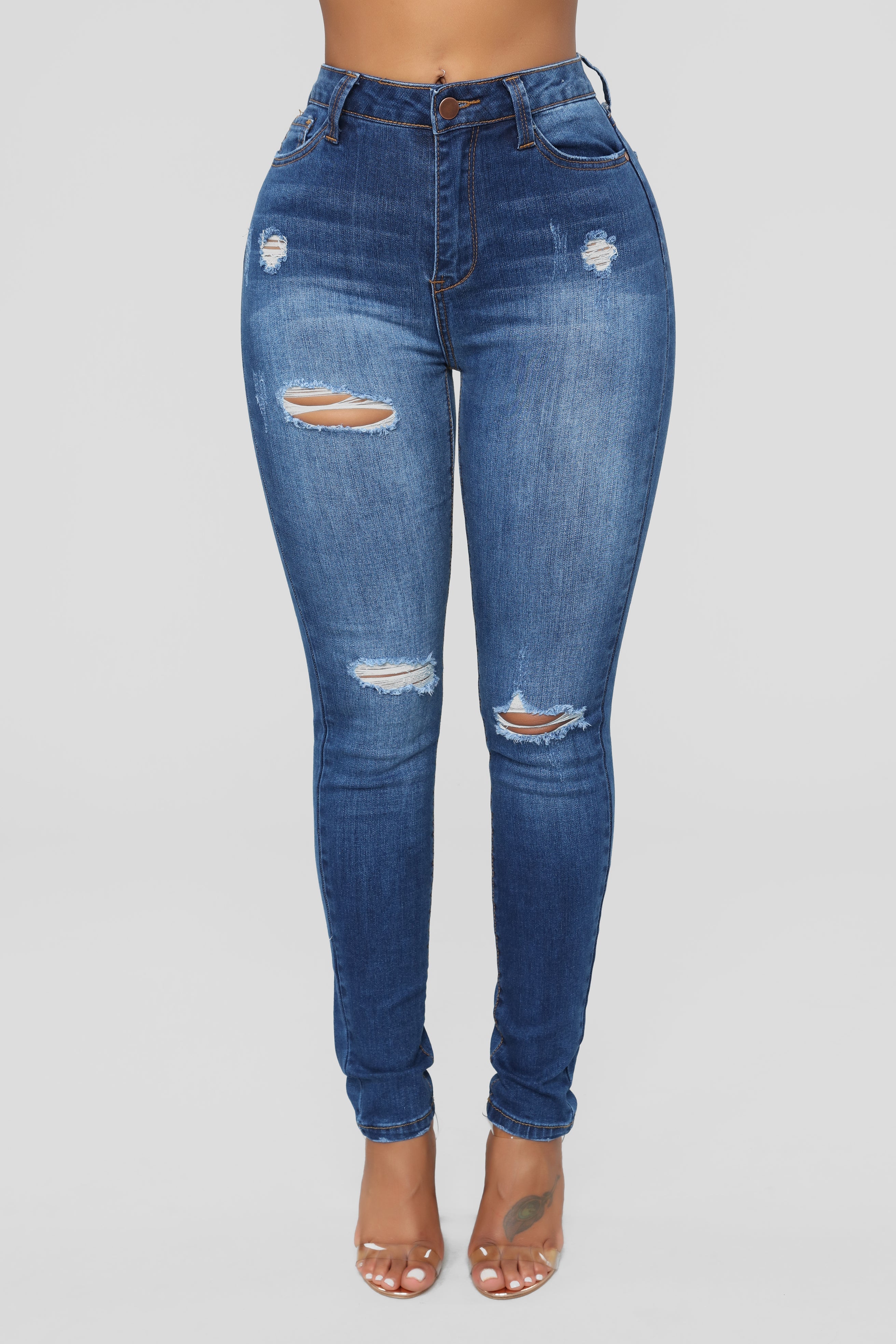 Hannah High Rise Jeans - Dark Denim image 6