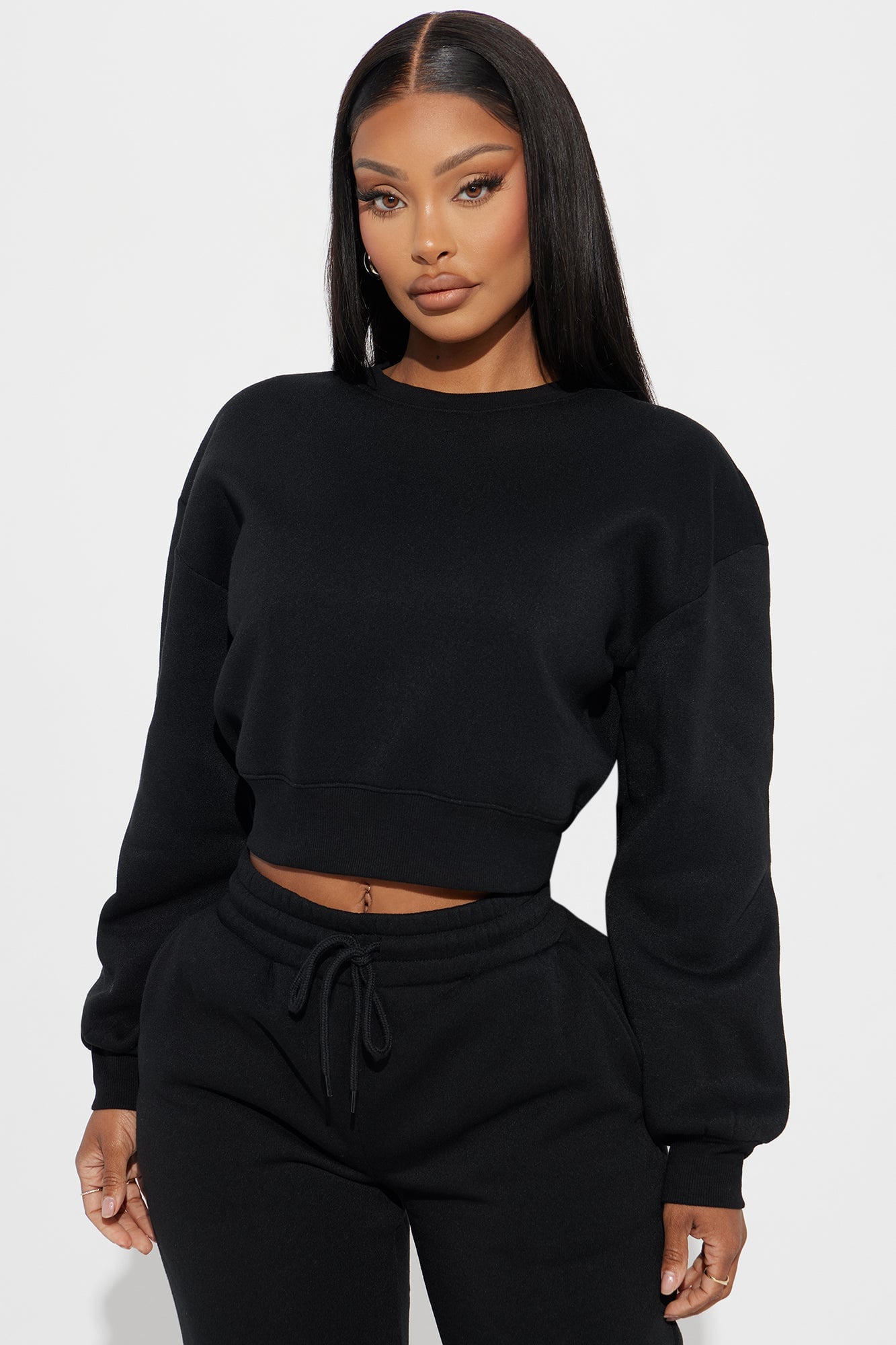 Candice Lounge Crew Neck - Black image 4