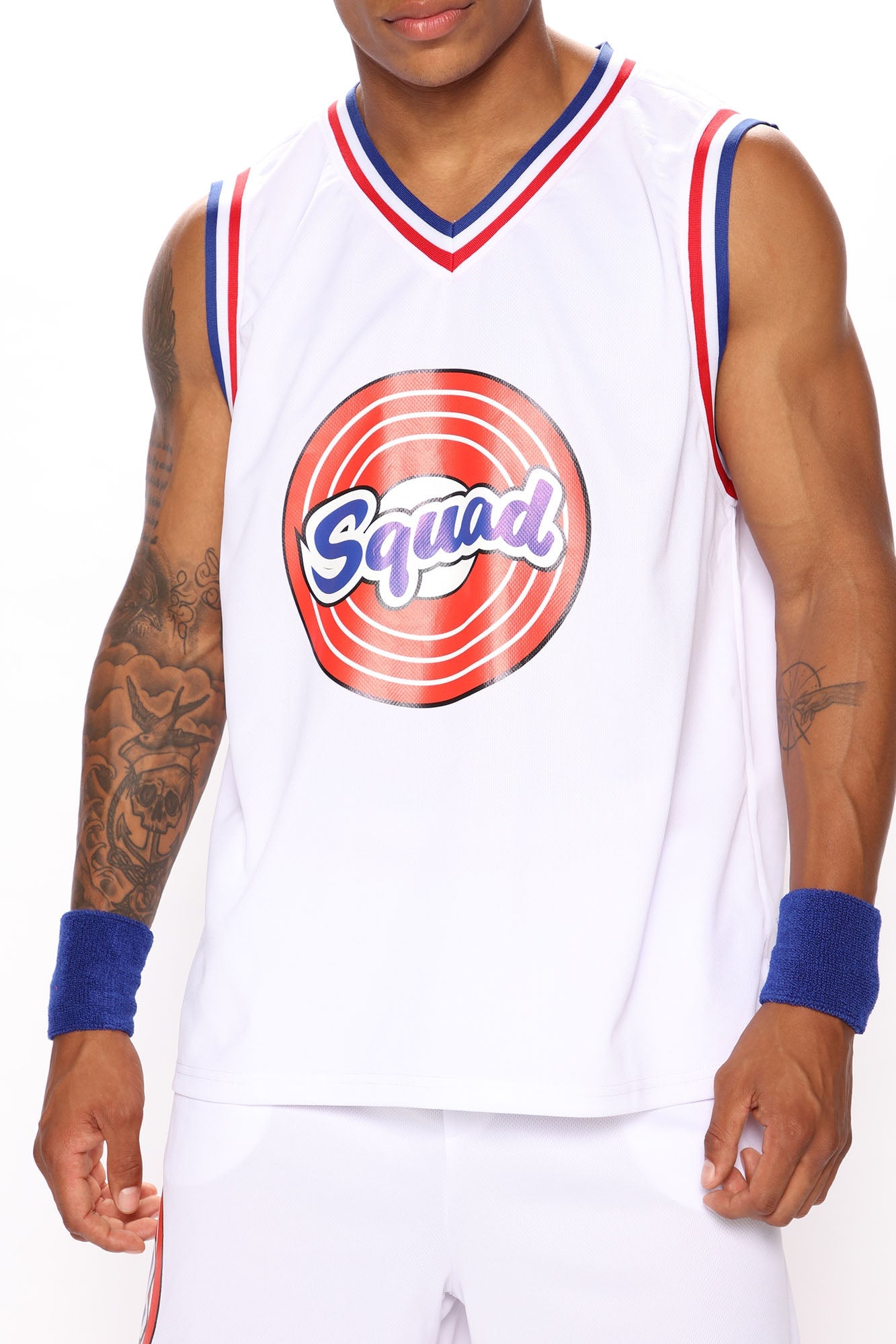 Basketball Bunny Boss 4 Piece Costume Set - White image 4