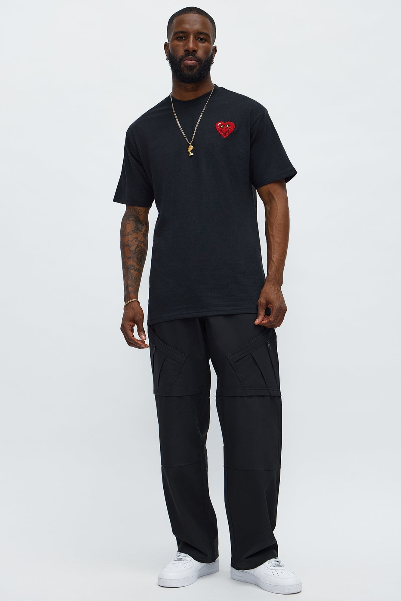 Lil Heartbreaker Short Sleeve Tee - Black image 2