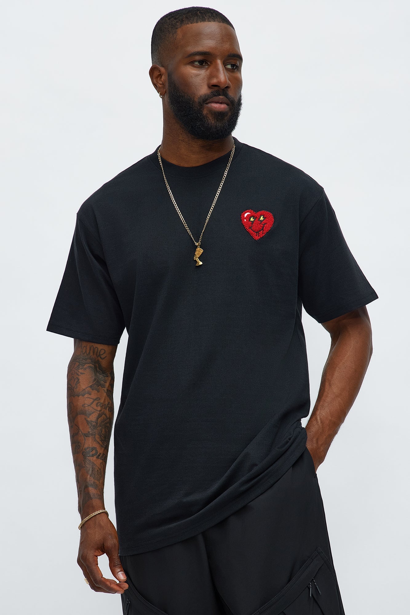 Lil Heartbreaker Short Sleeve Tee - Black image 1