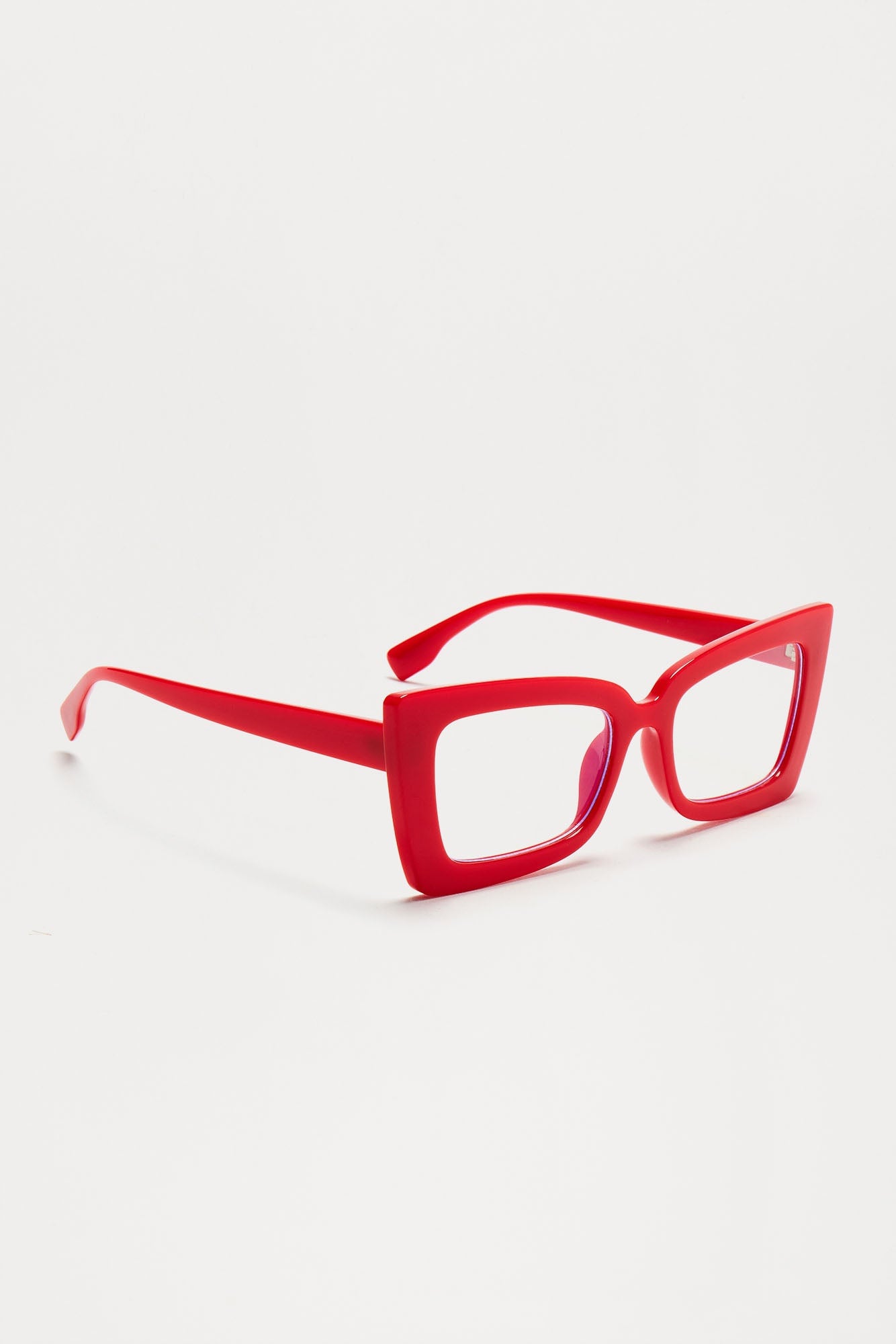 Savvy In The City Blue Light Glasses - Red image 4