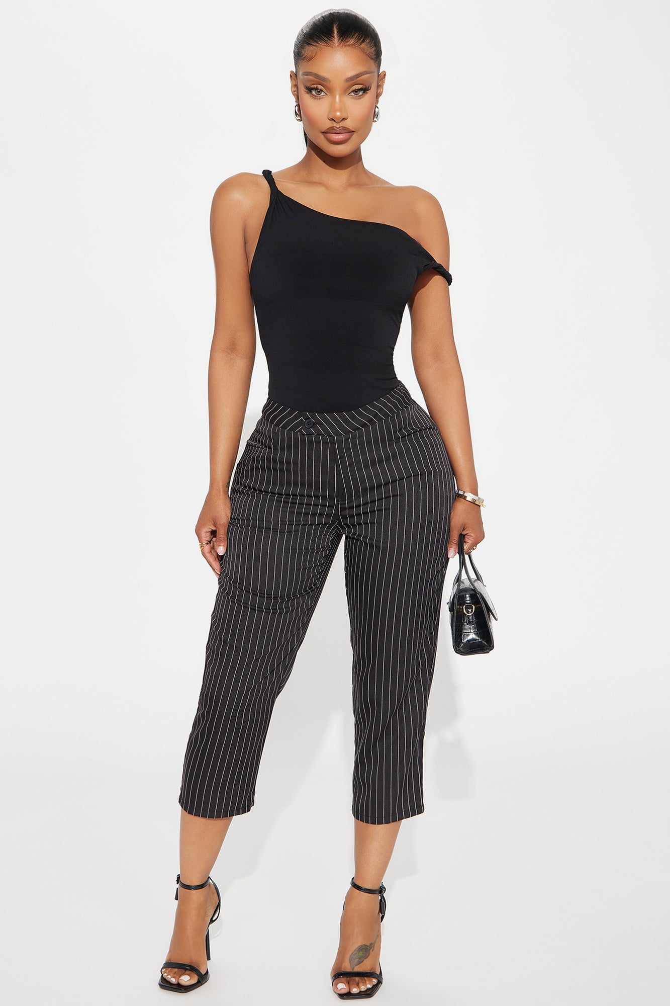On Replay Twist Shoulder Top - Black image 5