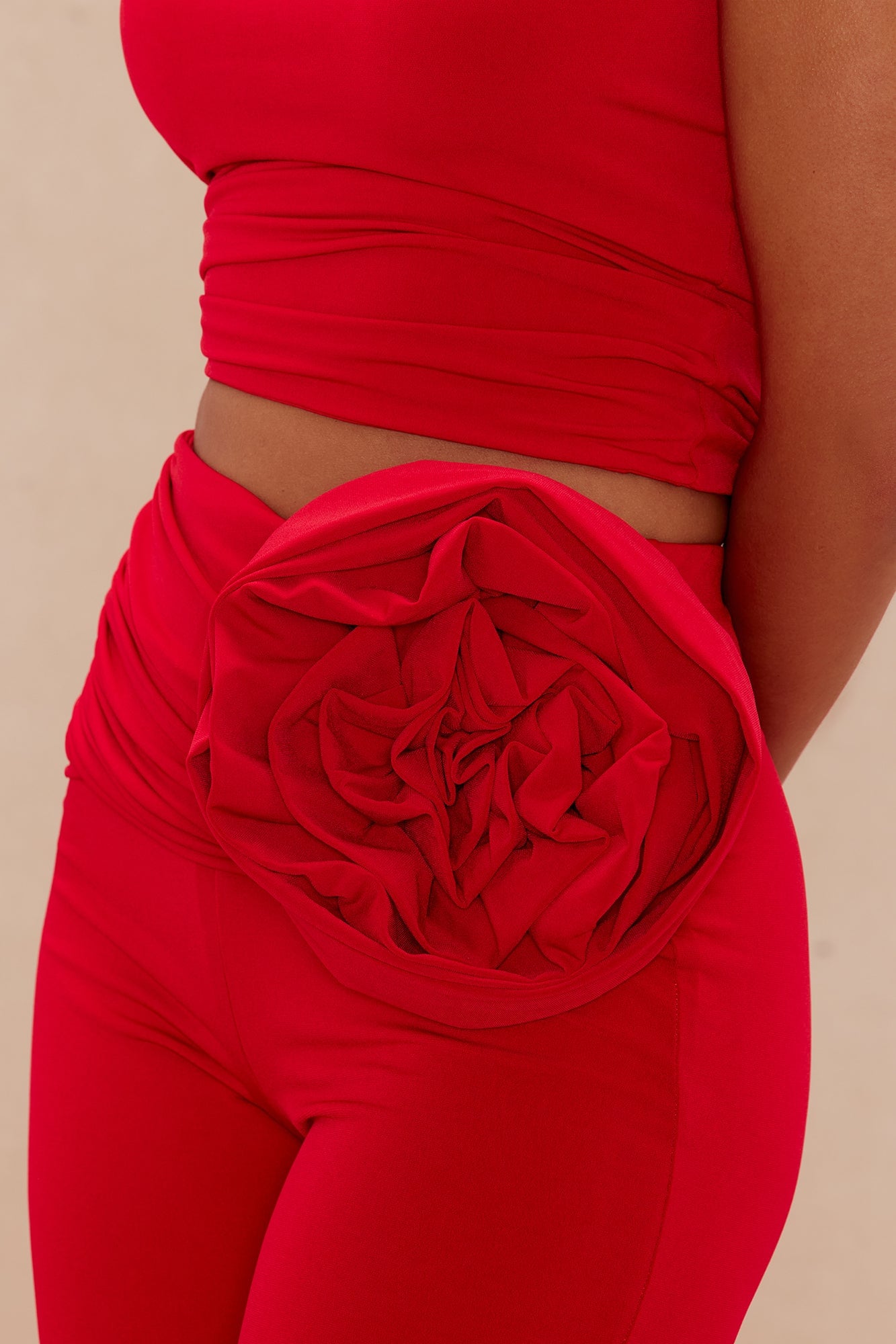 Rosalina Top And Pant Set - Red image 3