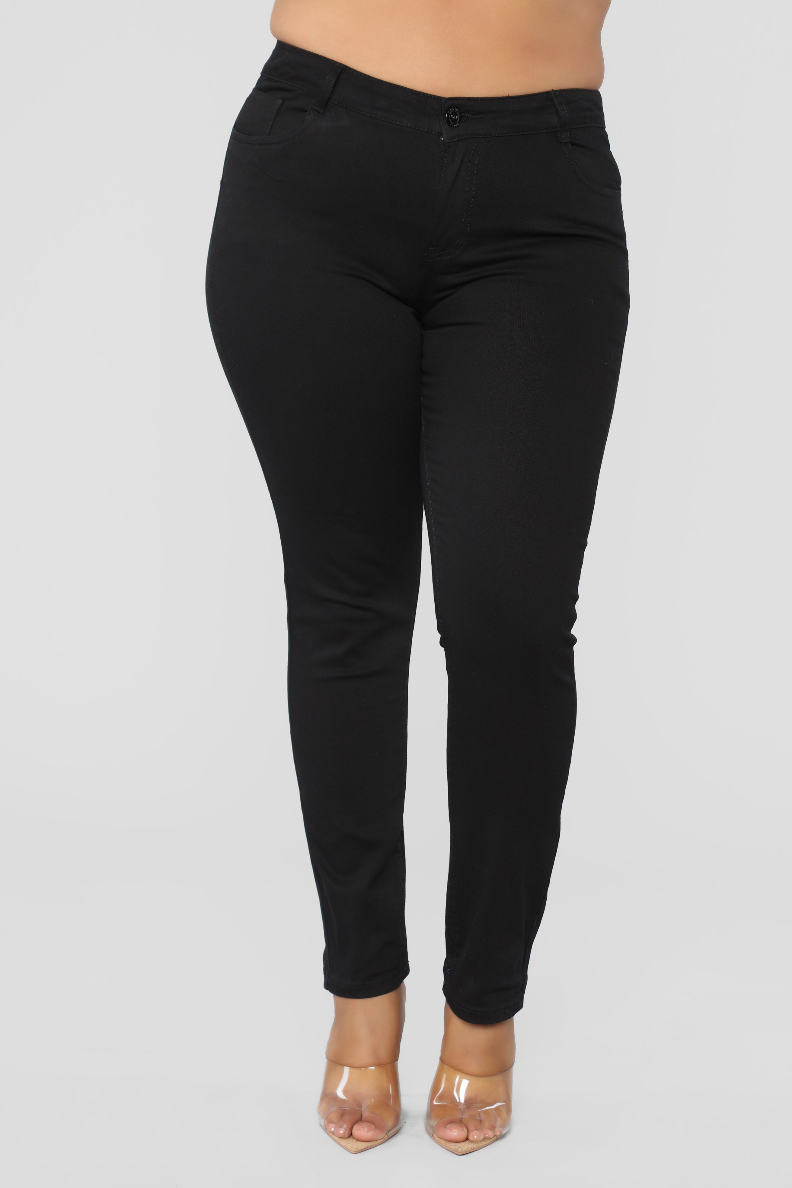 Skinny Uniform Pants - Black image 8
