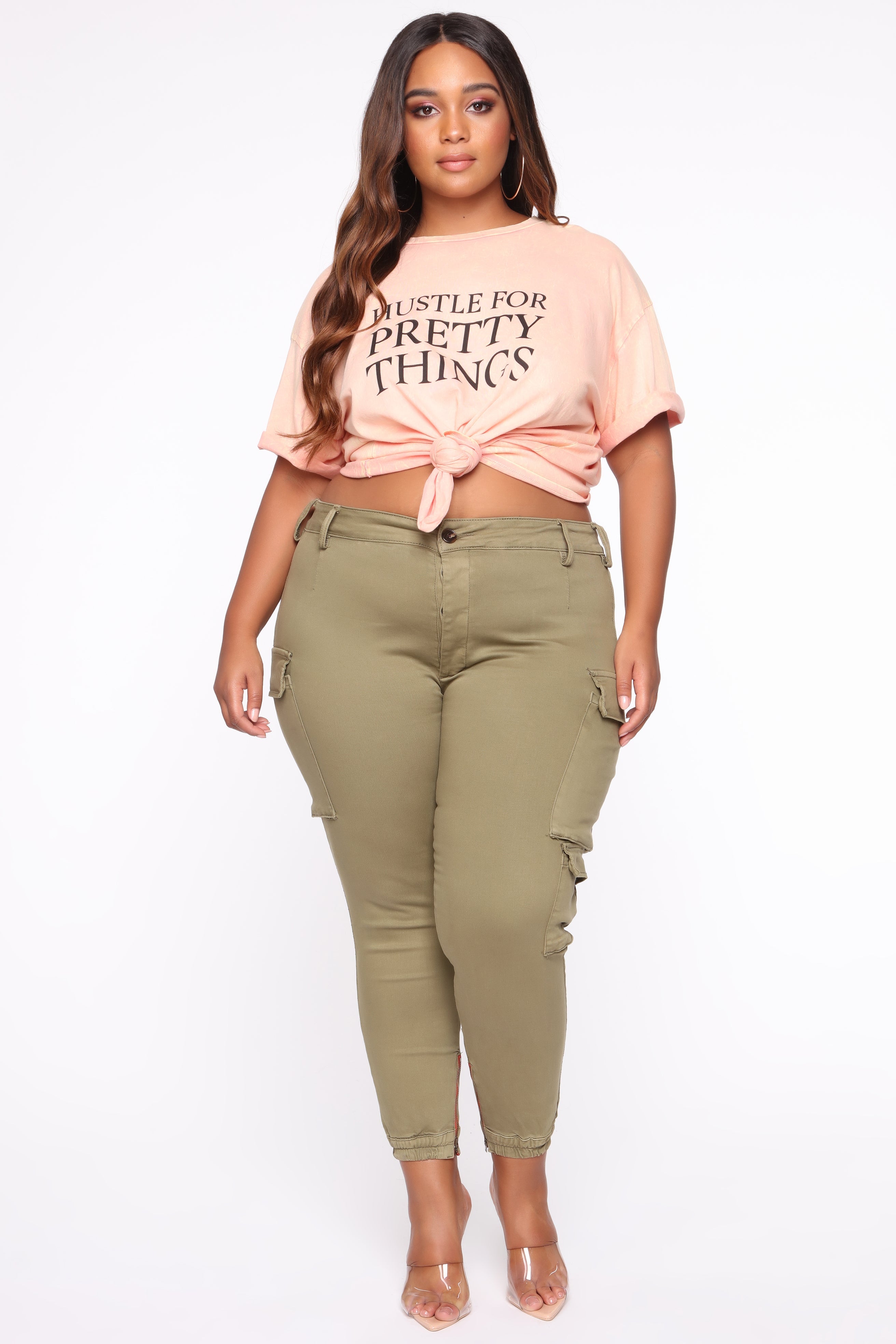 Kalley Cargo Pants - Olive image 10