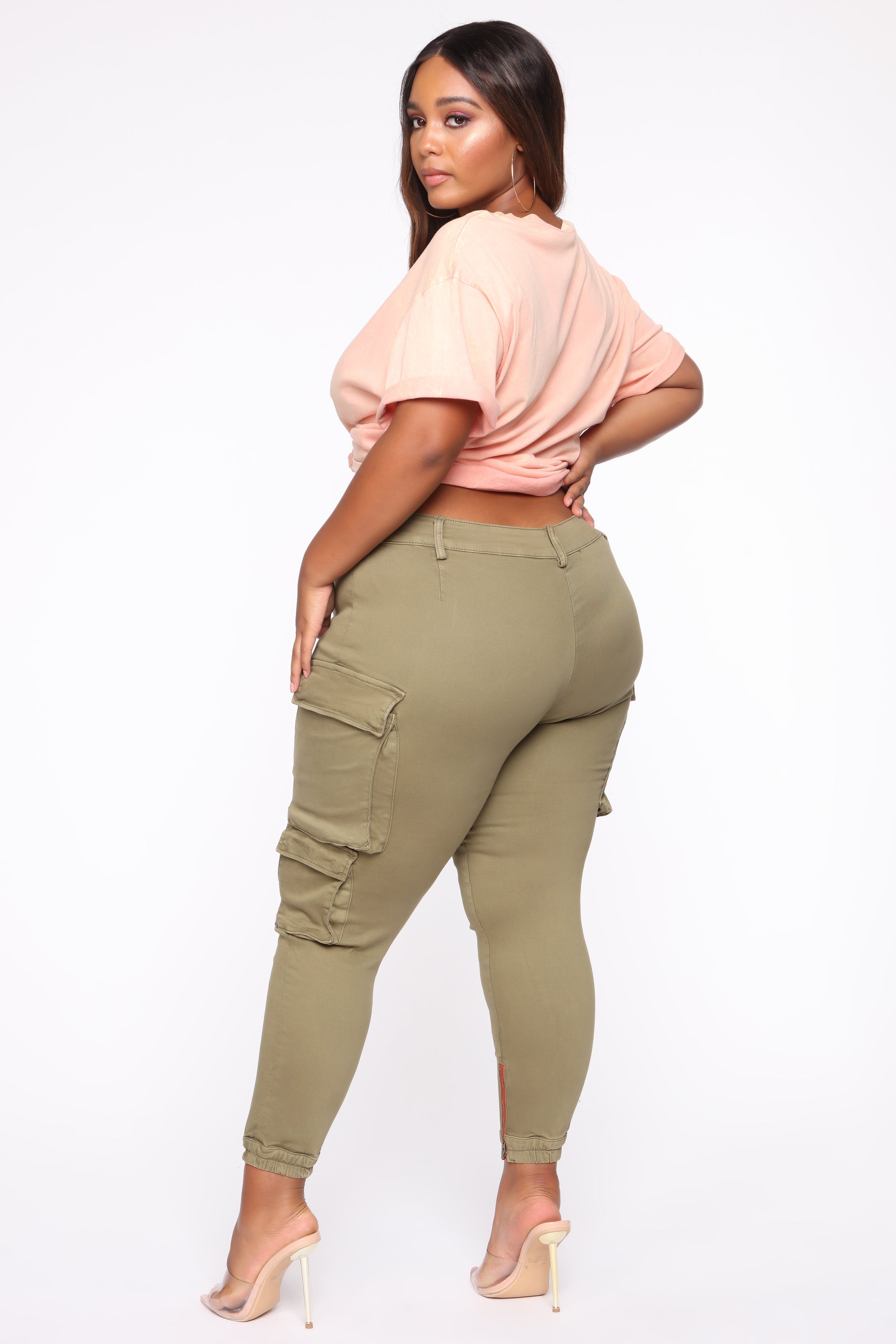 Kalley Cargo Pants - Olive image 11