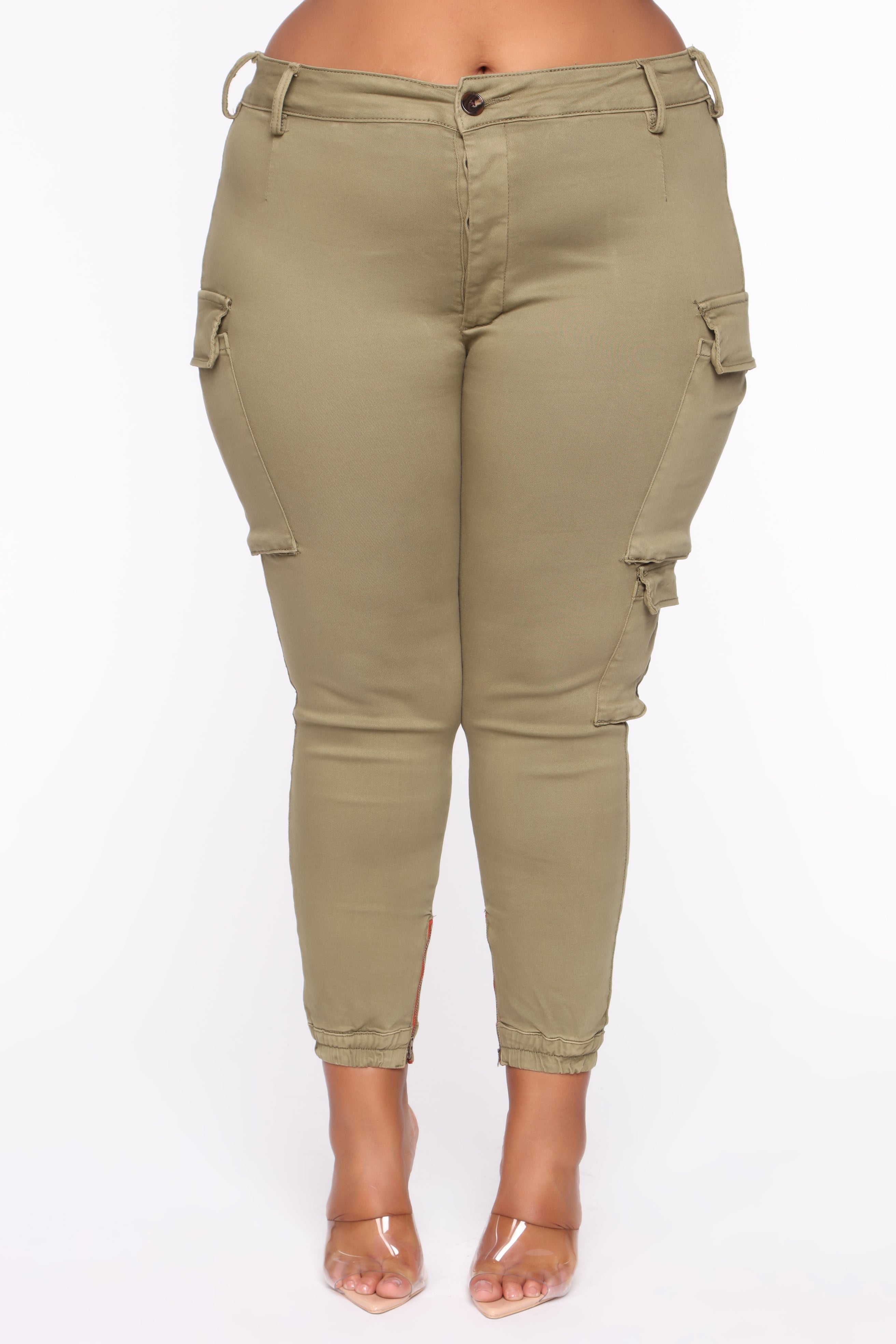 Kalley Cargo Pants - Olive image 12