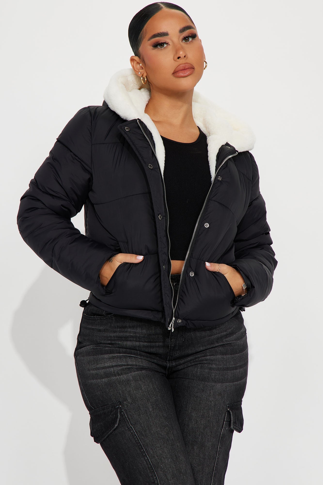 Cozied Up Jacket - Black image 6
