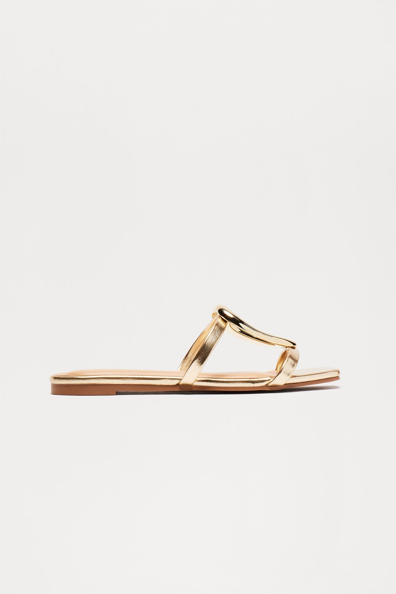 Amaia Hardware Sandals - Gold image 3