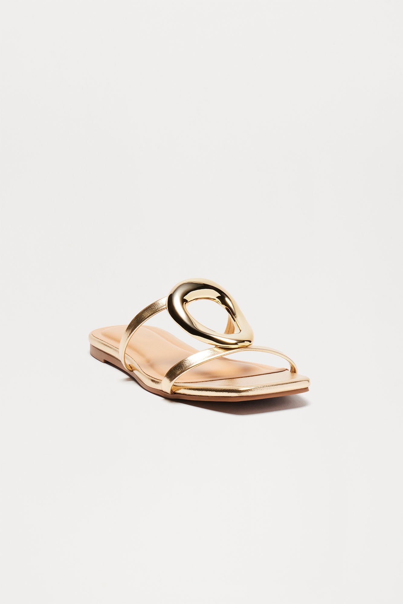 Amaia Hardware Sandals - Gold image 1