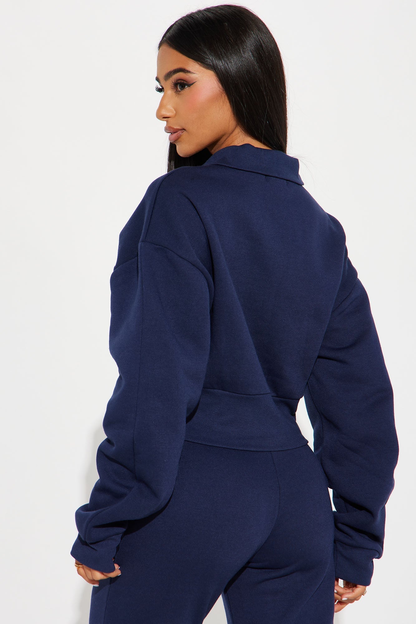 St. Tropez Polo Sweatshirt - Navy image 8