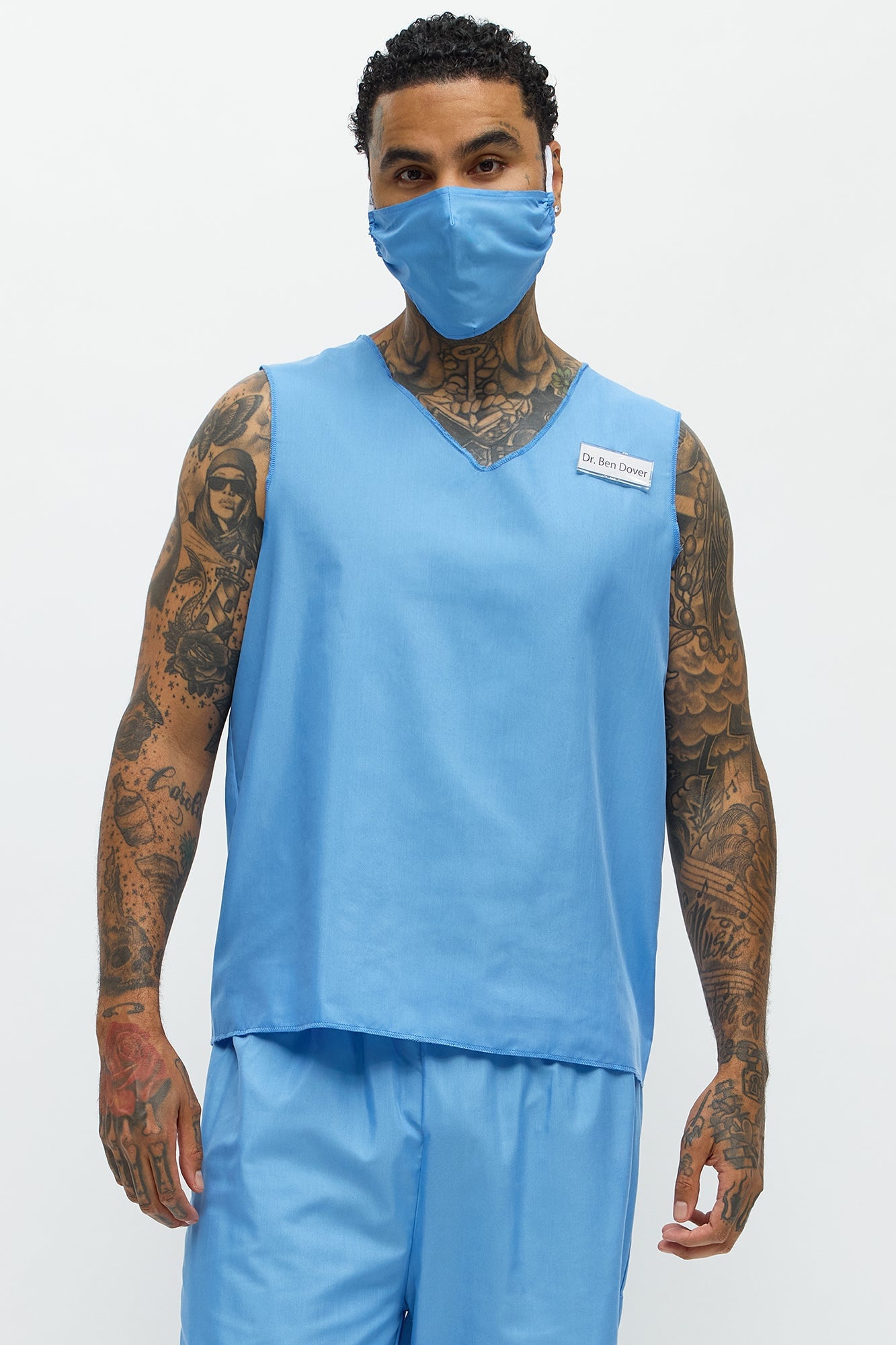 Dr.Ben Dover″ Costume Set - Blue image 2