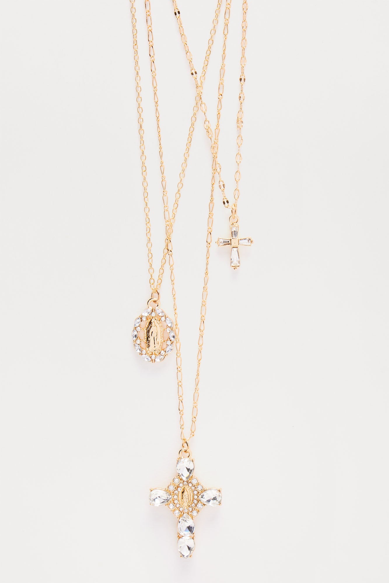 Saint Mary Necklace - Gold image 3