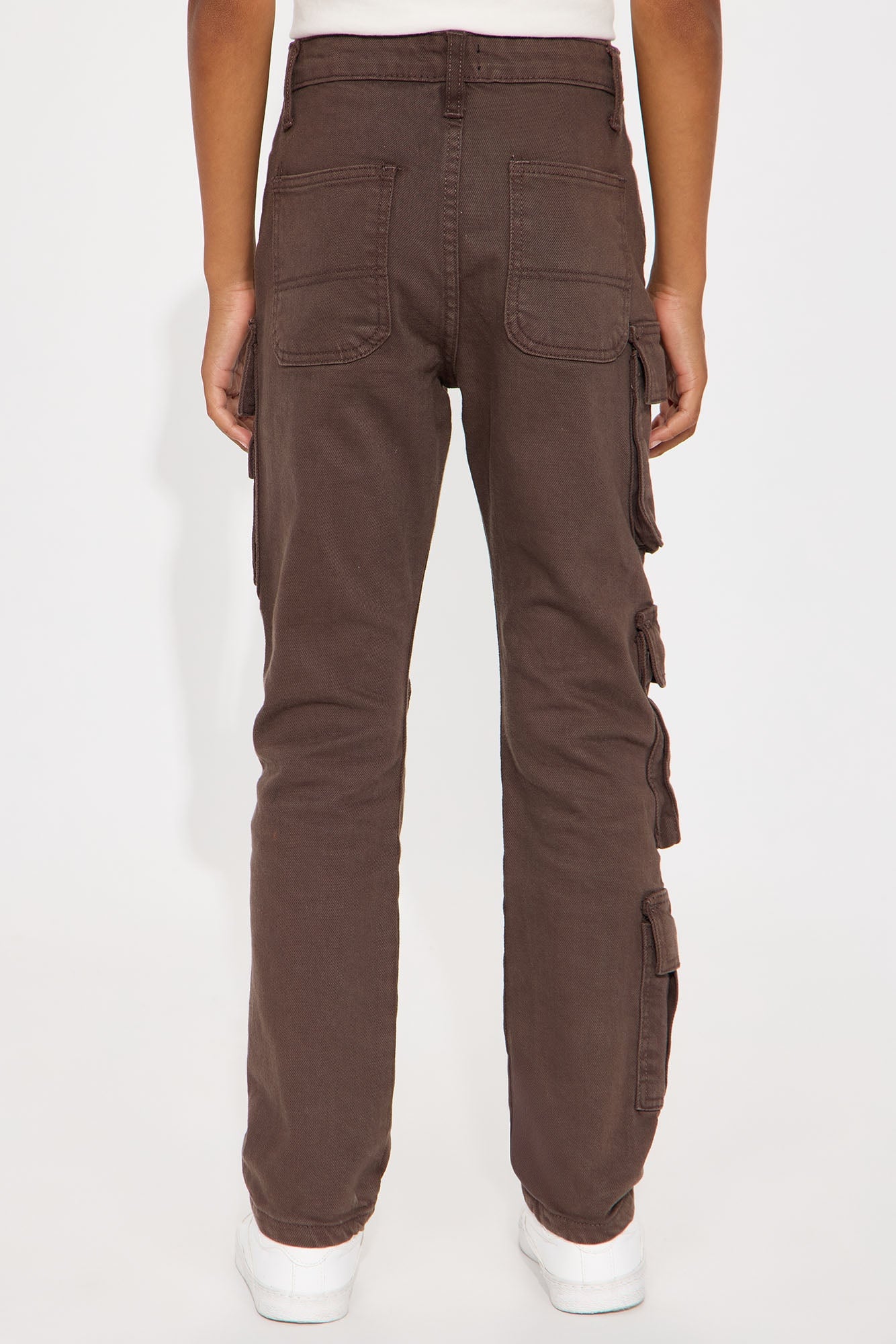 Mini More Than One Cargo Pocket Slim Jeans - Brown image 3