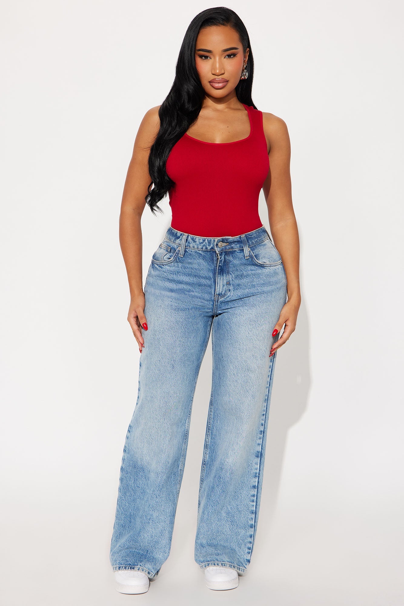 Cindy Seamless Bodysuit - DarkRed image 6