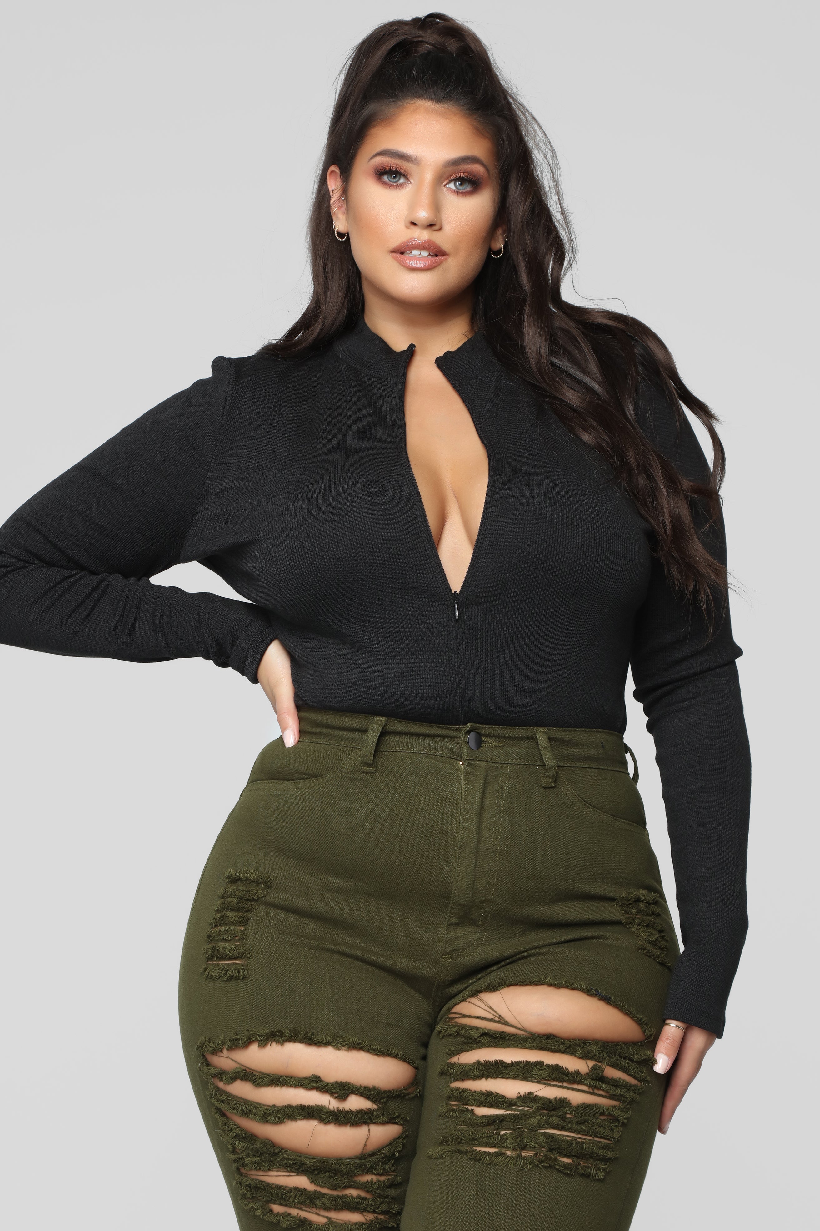 Grind Time Beyond Long Sleeve Bodysuit - Black image 9