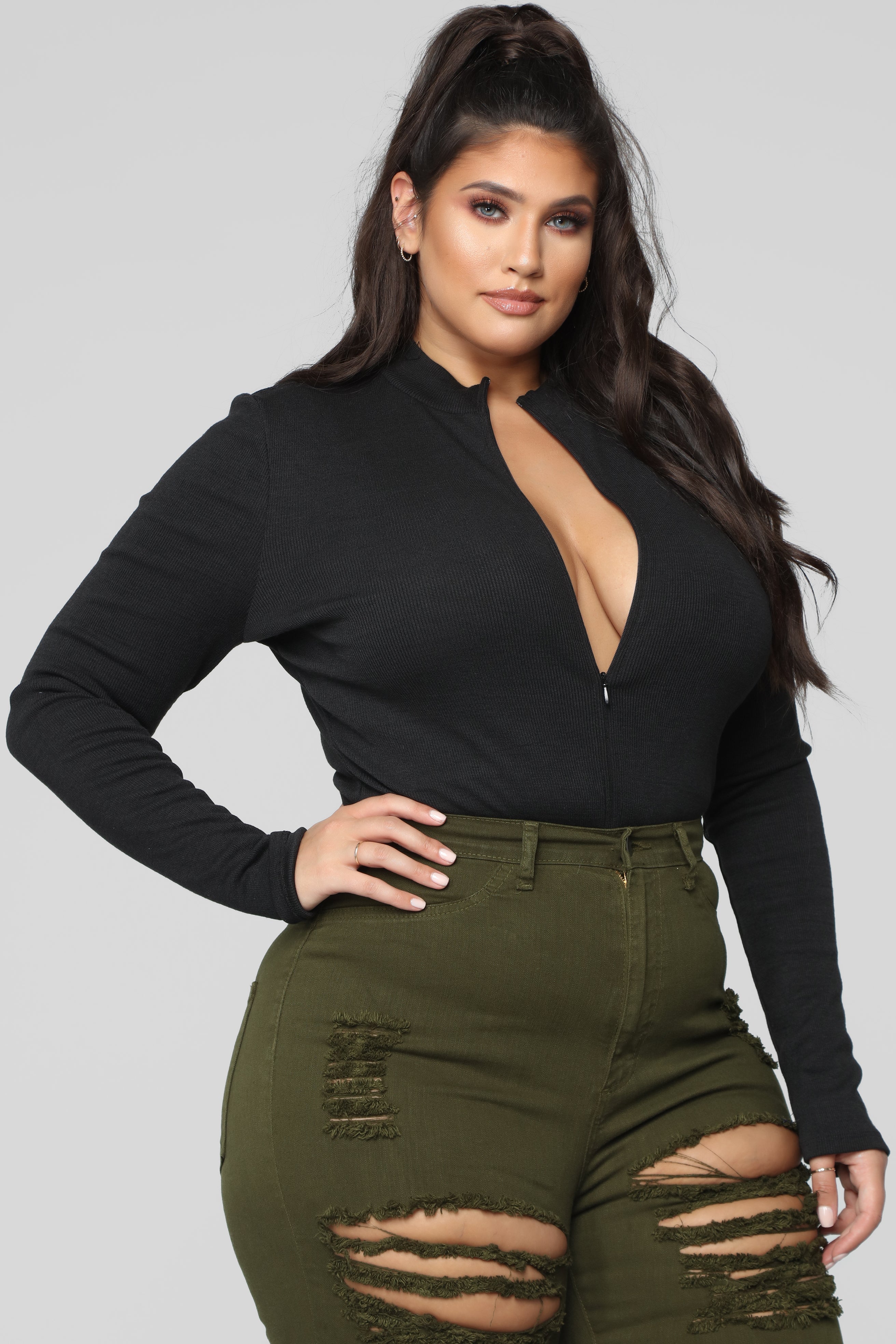 Grind Time Beyond Long Sleeve Bodysuit - Black image 11