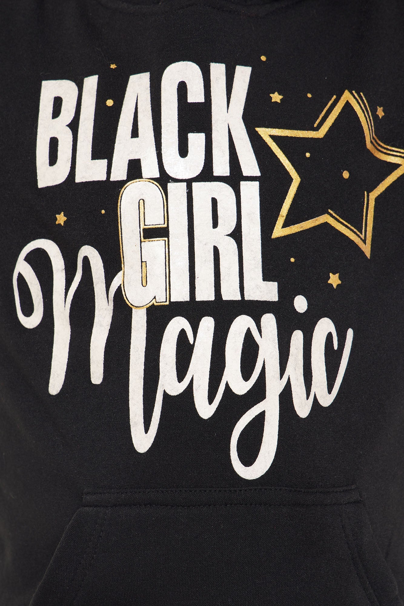 Mini Girl Magic Fleece Set - Black image 2