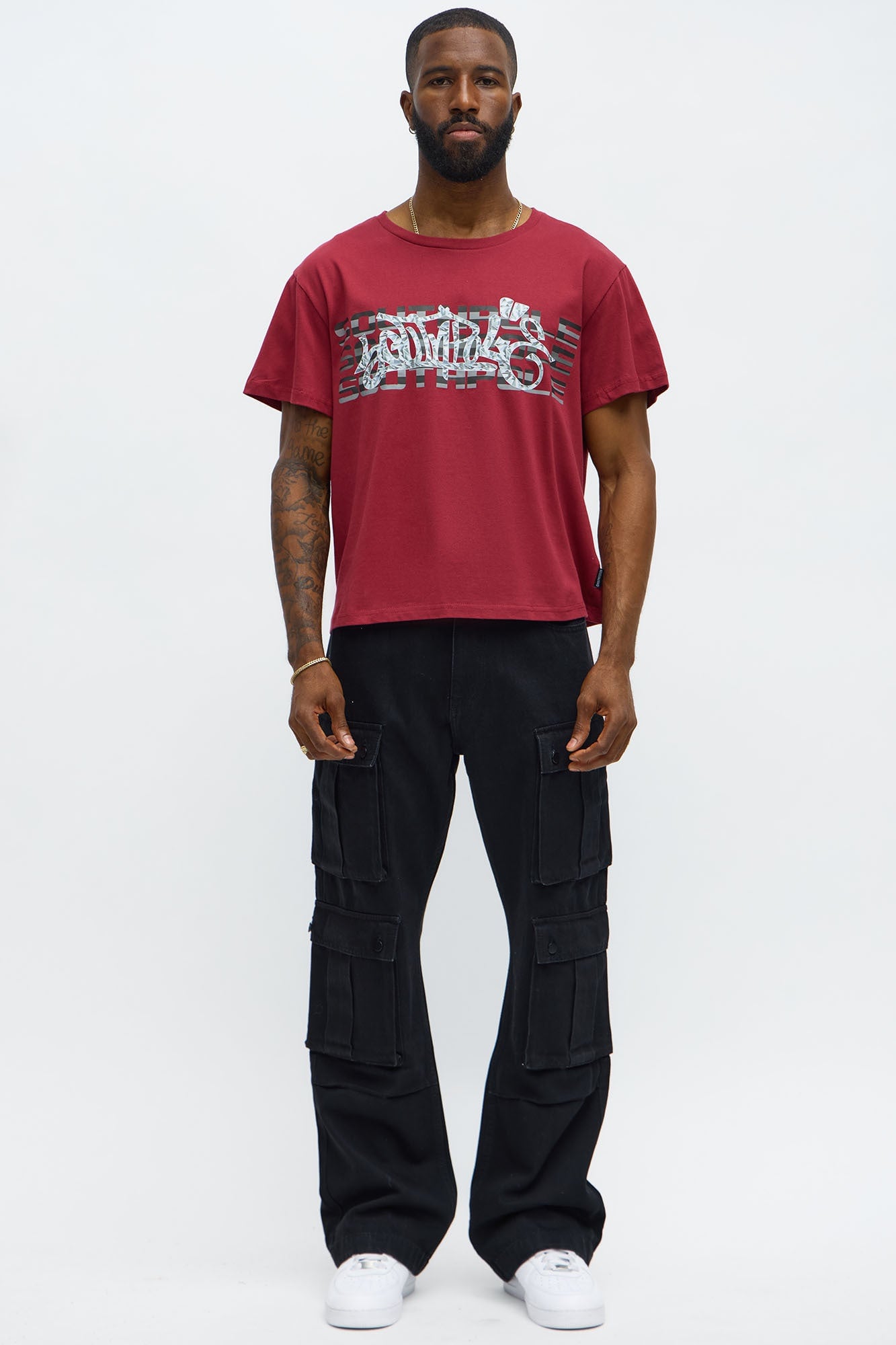 Southpole Signature Short Sleeve Tee - Red image 6