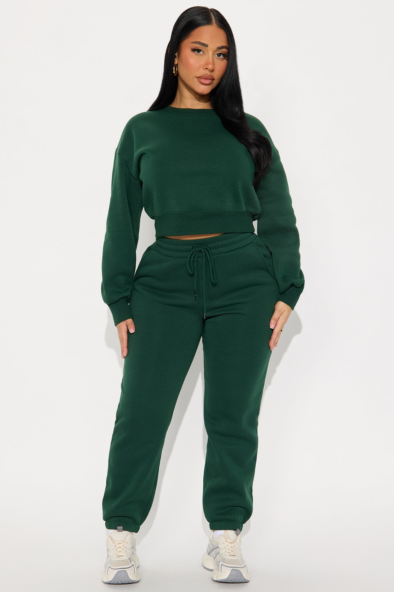 Candice Lounge Crew Neck - Hunter image 6