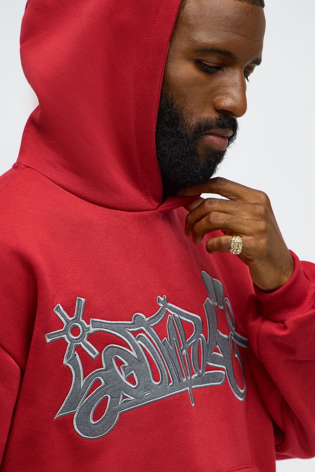 Southpole Signature Hoodie - Red image 7