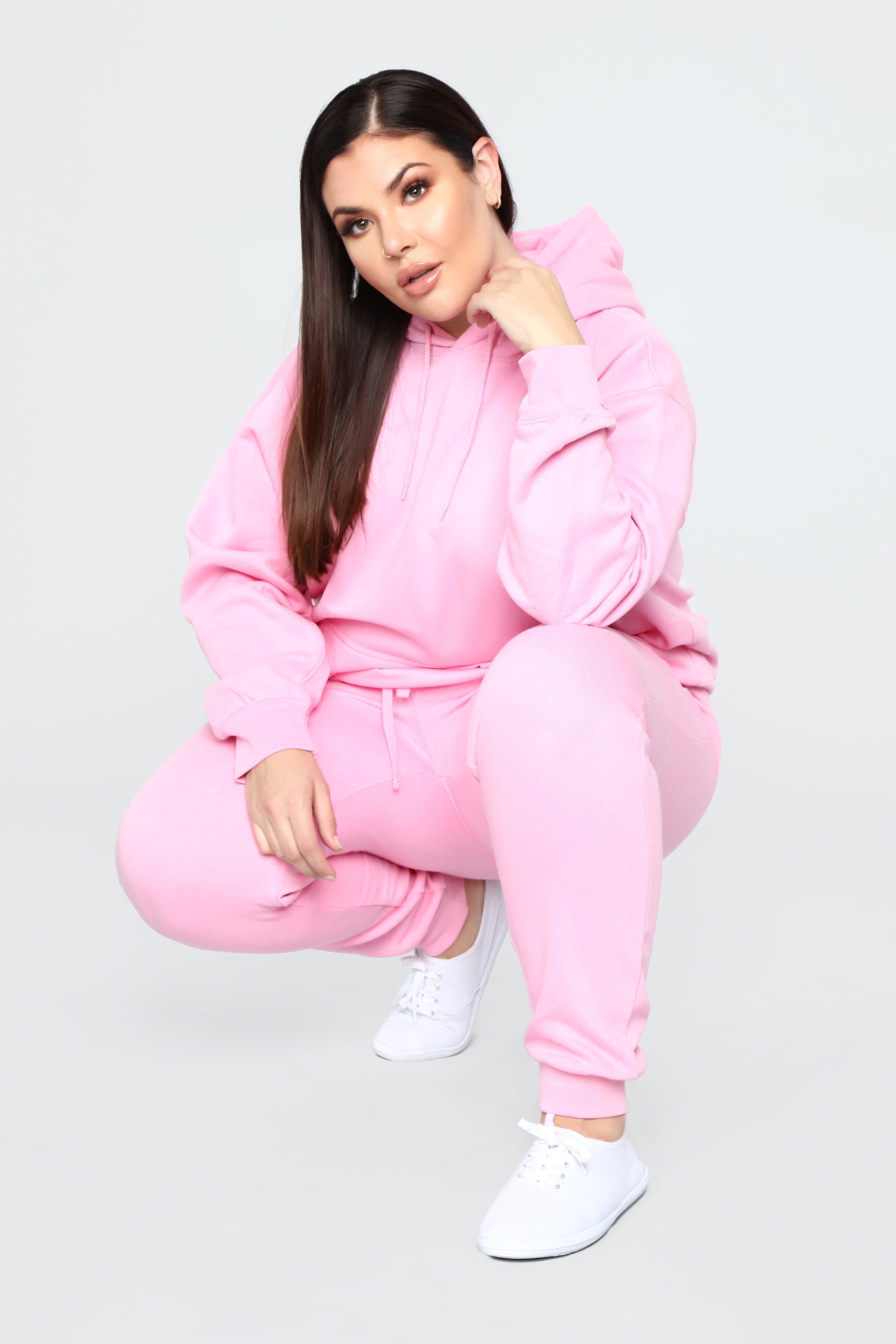 Stole Your Boyfriend's Oversized Hoodie - Pink image 8