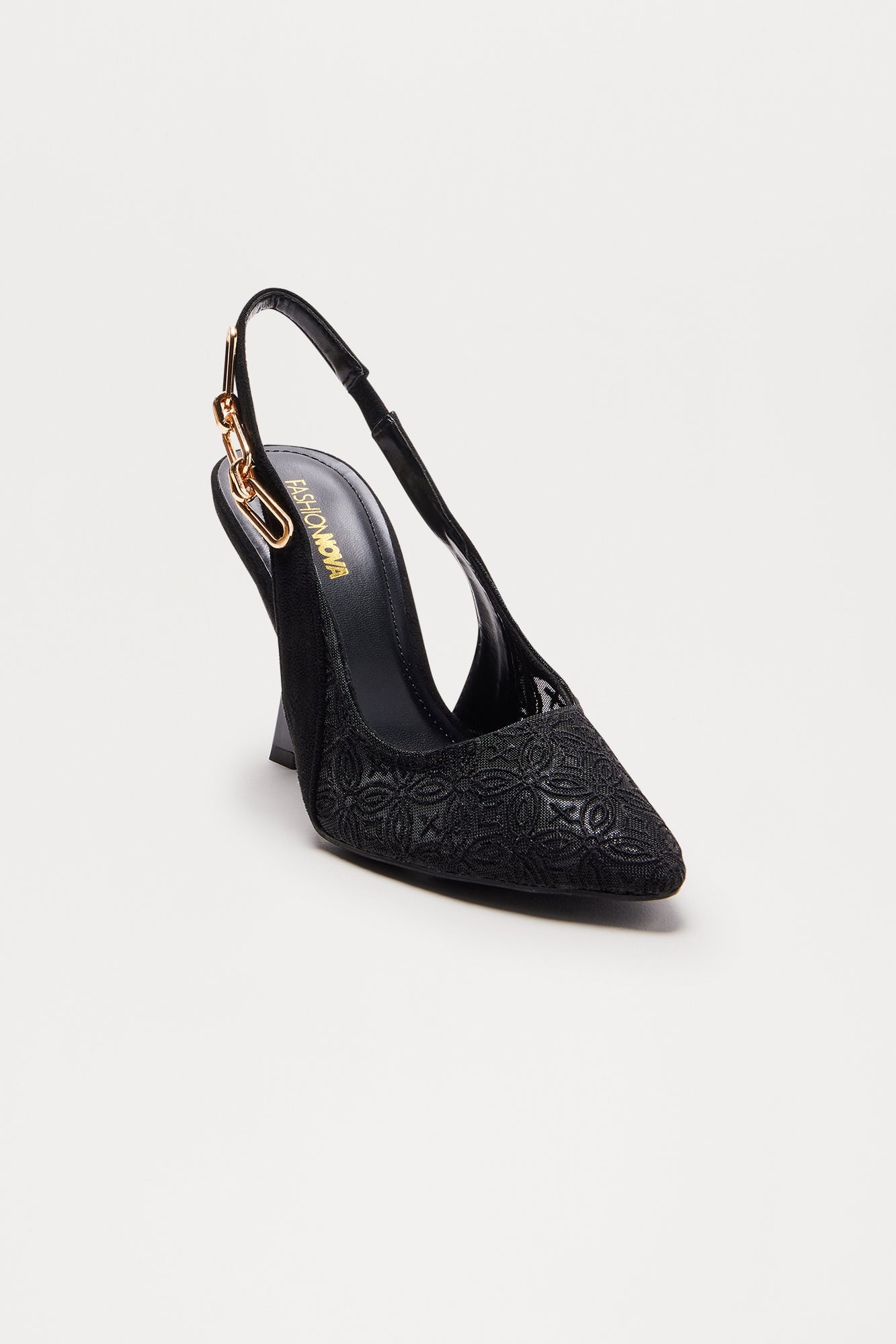 Elvera Slingback Pumps - Black image 3