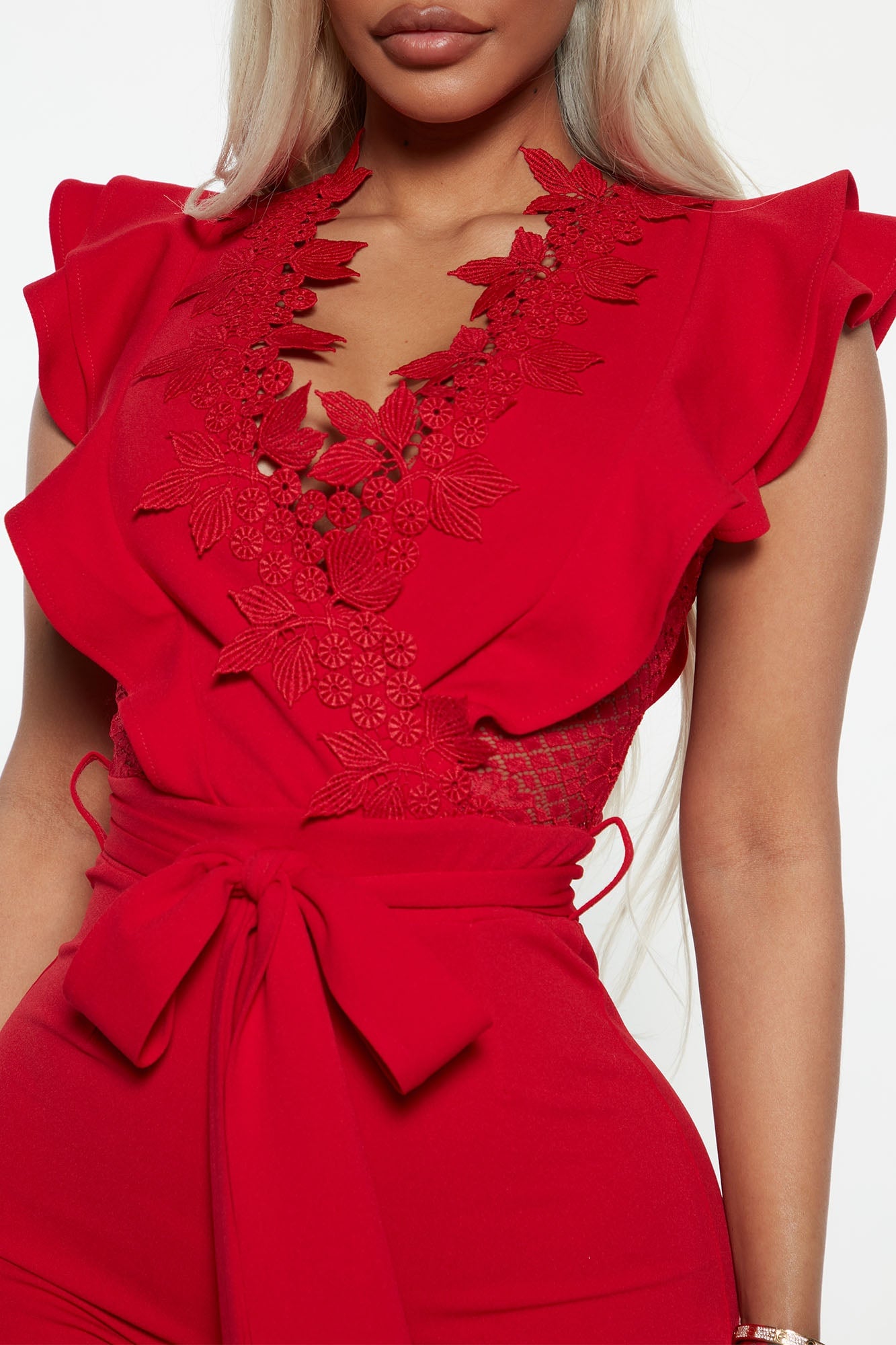 Extraordinary Elegance Jumpsuit - Red image 6