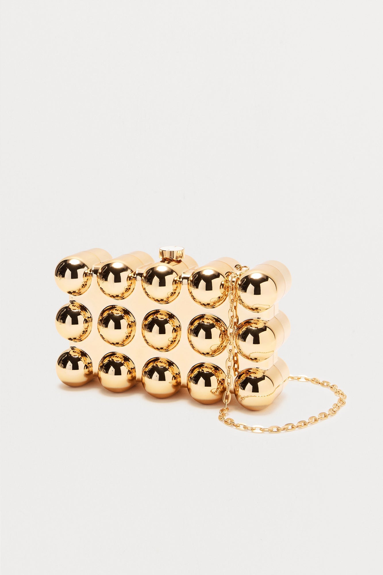 Betsey Bubble Clutch - Gold image 2