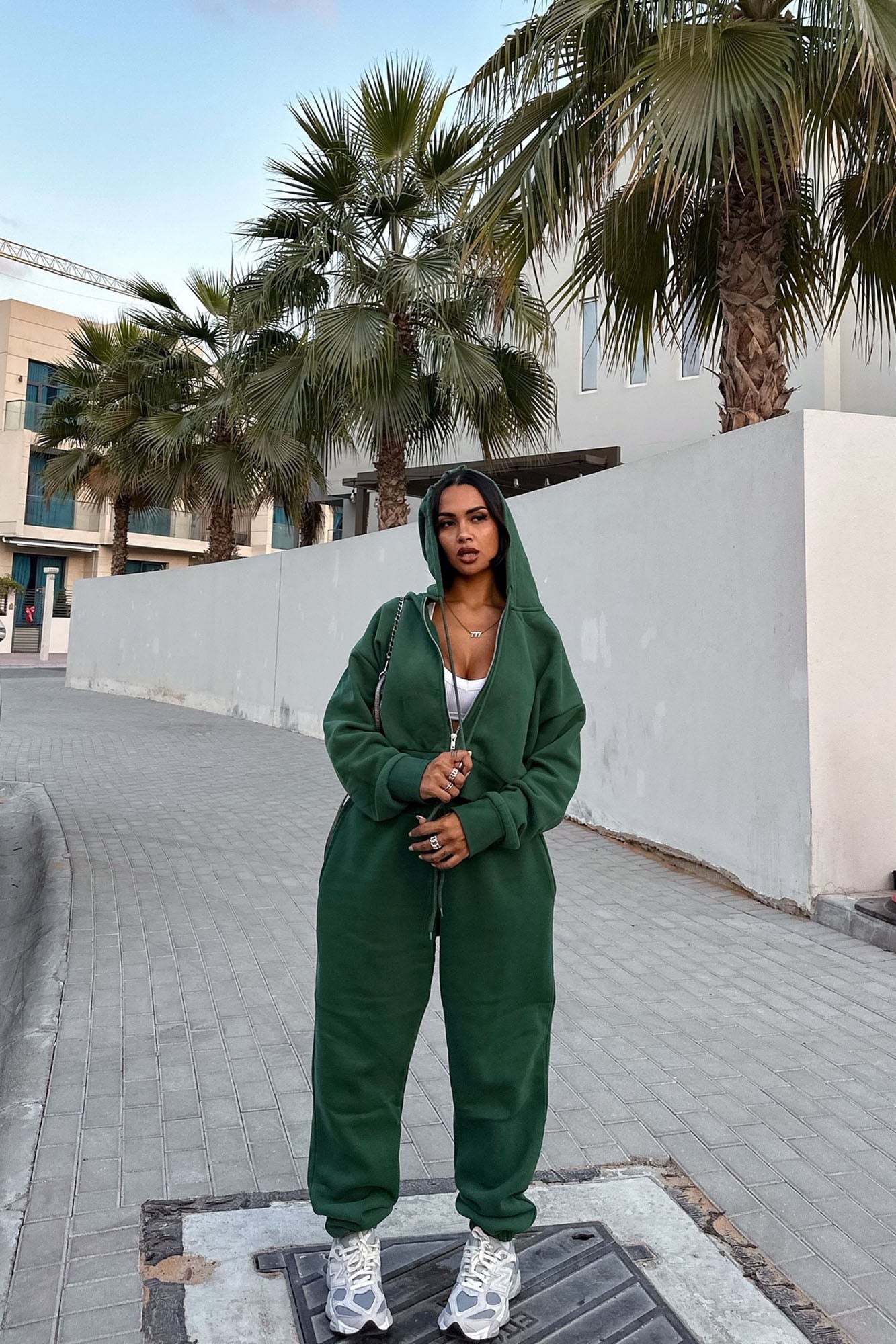 Brianna Jogger Pant Set - Hunter image 5