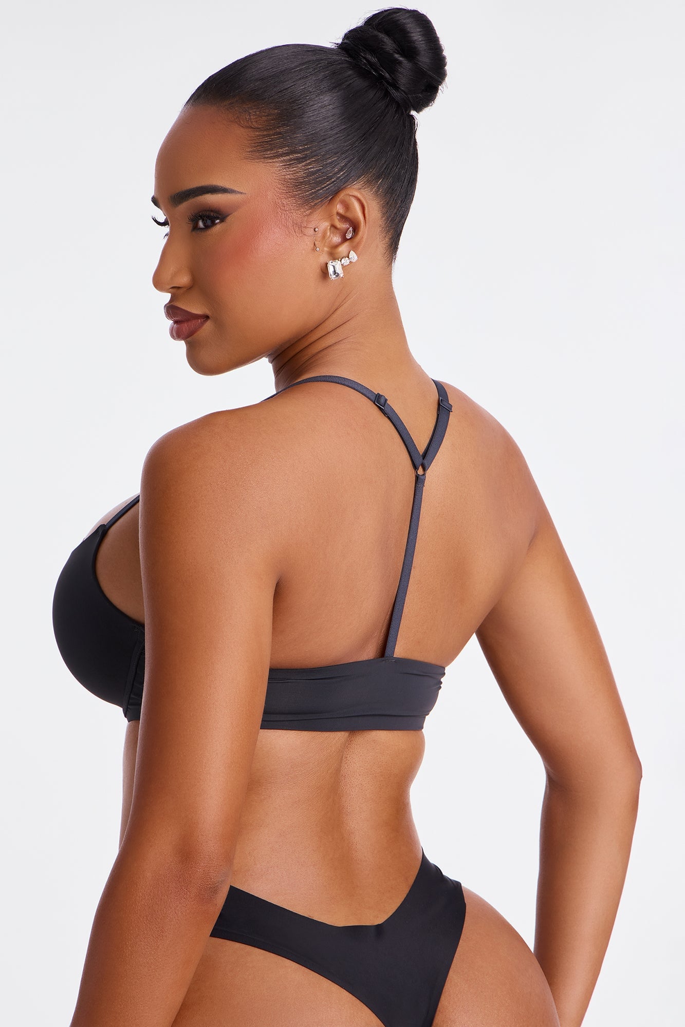 Light As A Feather Front Closure Bra - Black image 6