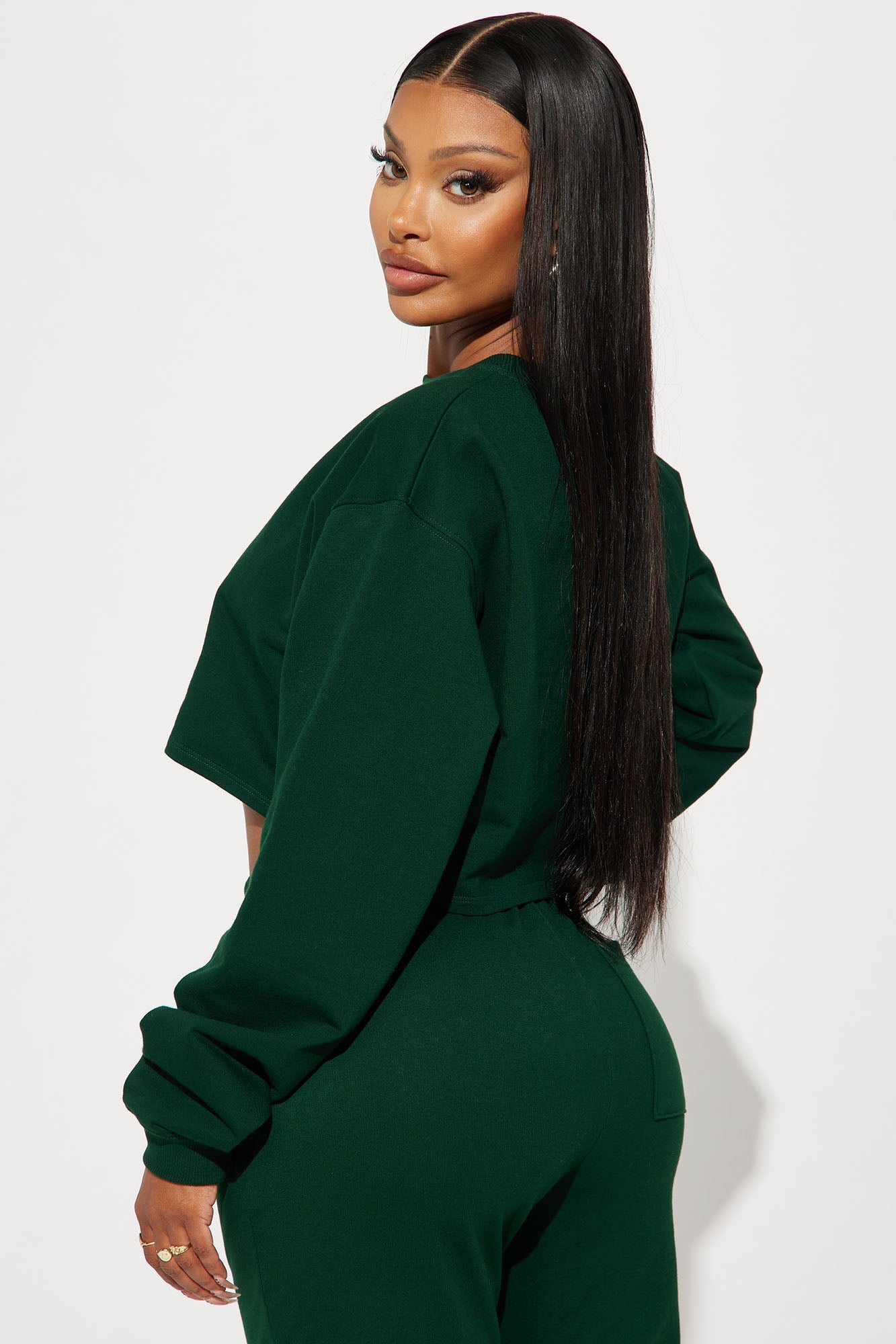 Flight Time Lounge Sweatshirt Crewneck - Green image 6