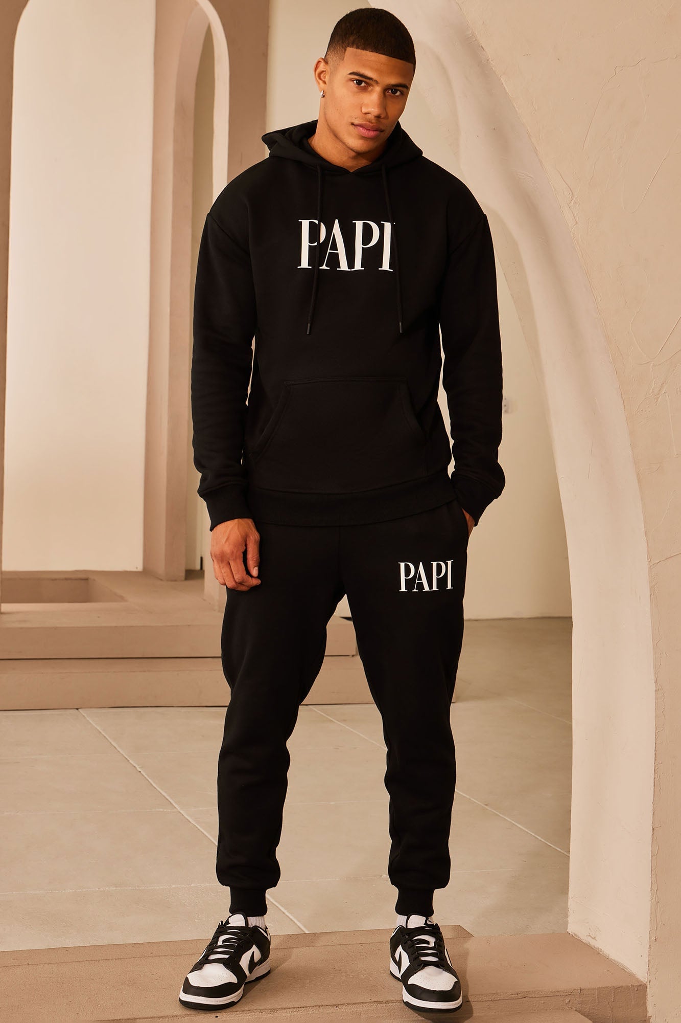 Family Goals Papi Jogger - Black image 4