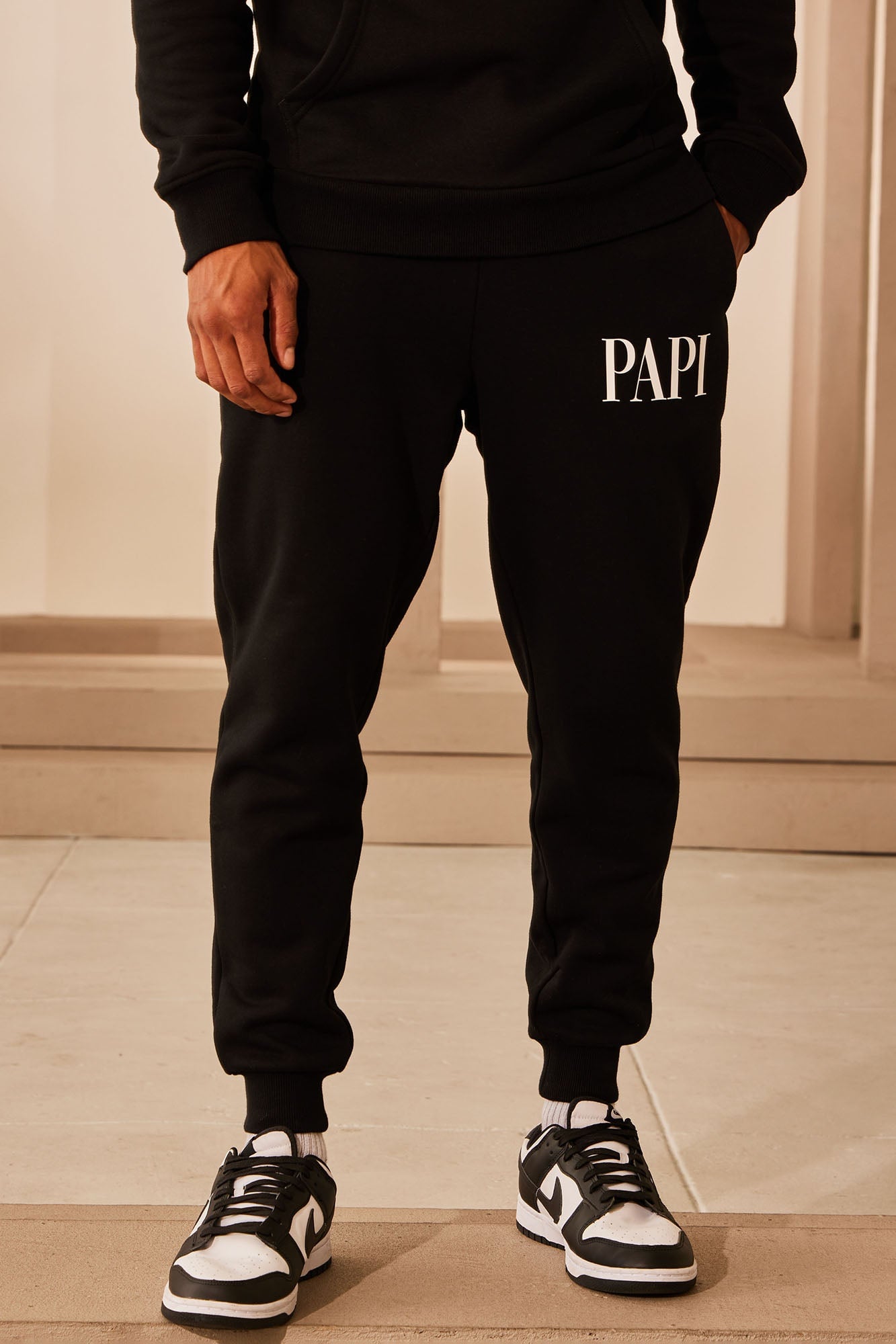 Family Goals Papi Jogger - Black image 5