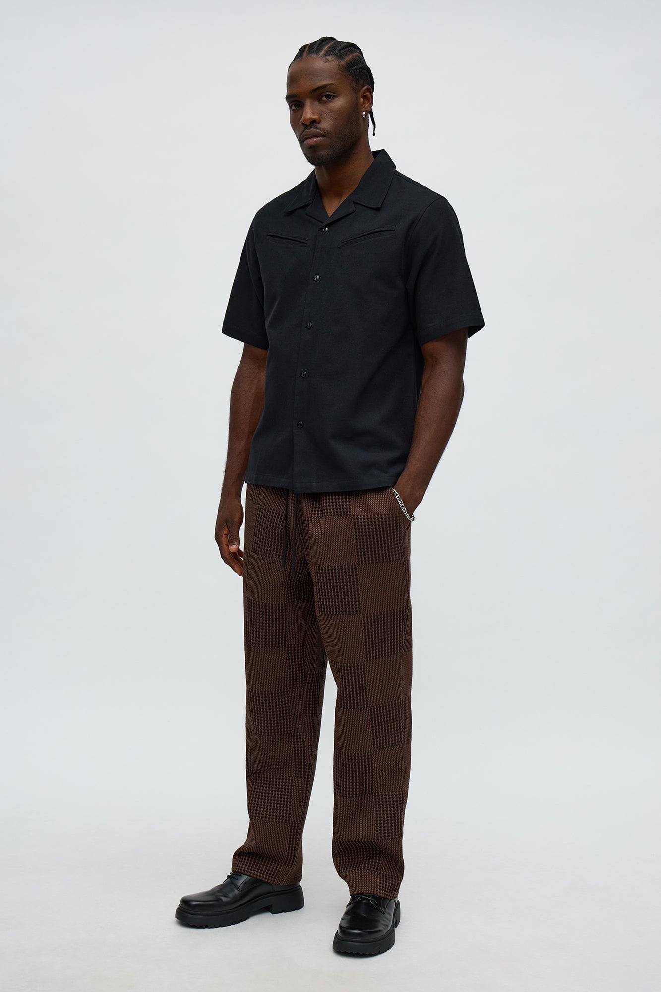 Frontier Fit Button Up Shirt - Black image 6