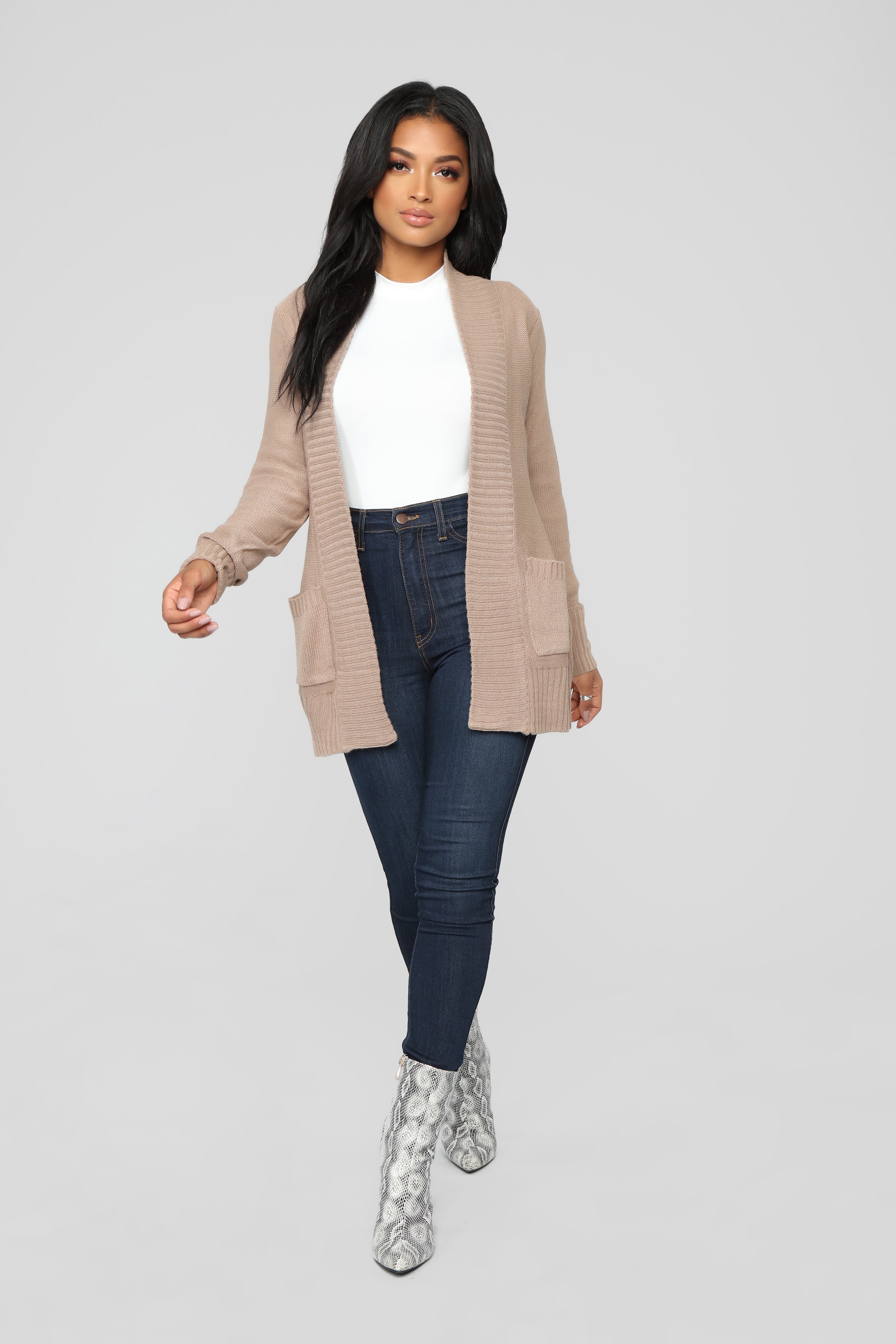 Moments After Cardigan - Khaki image 6
